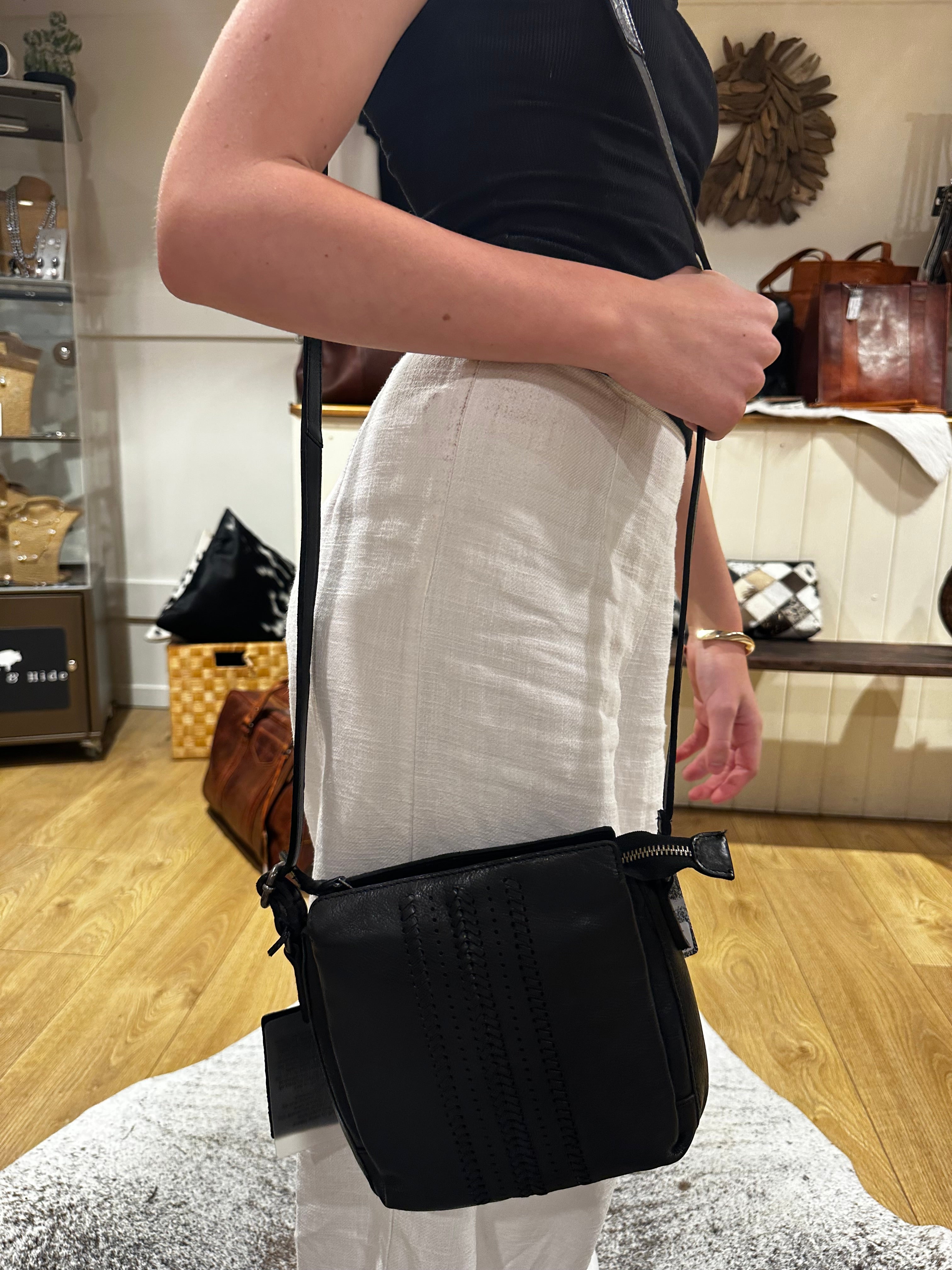 Vintage Leather Cross Body bag