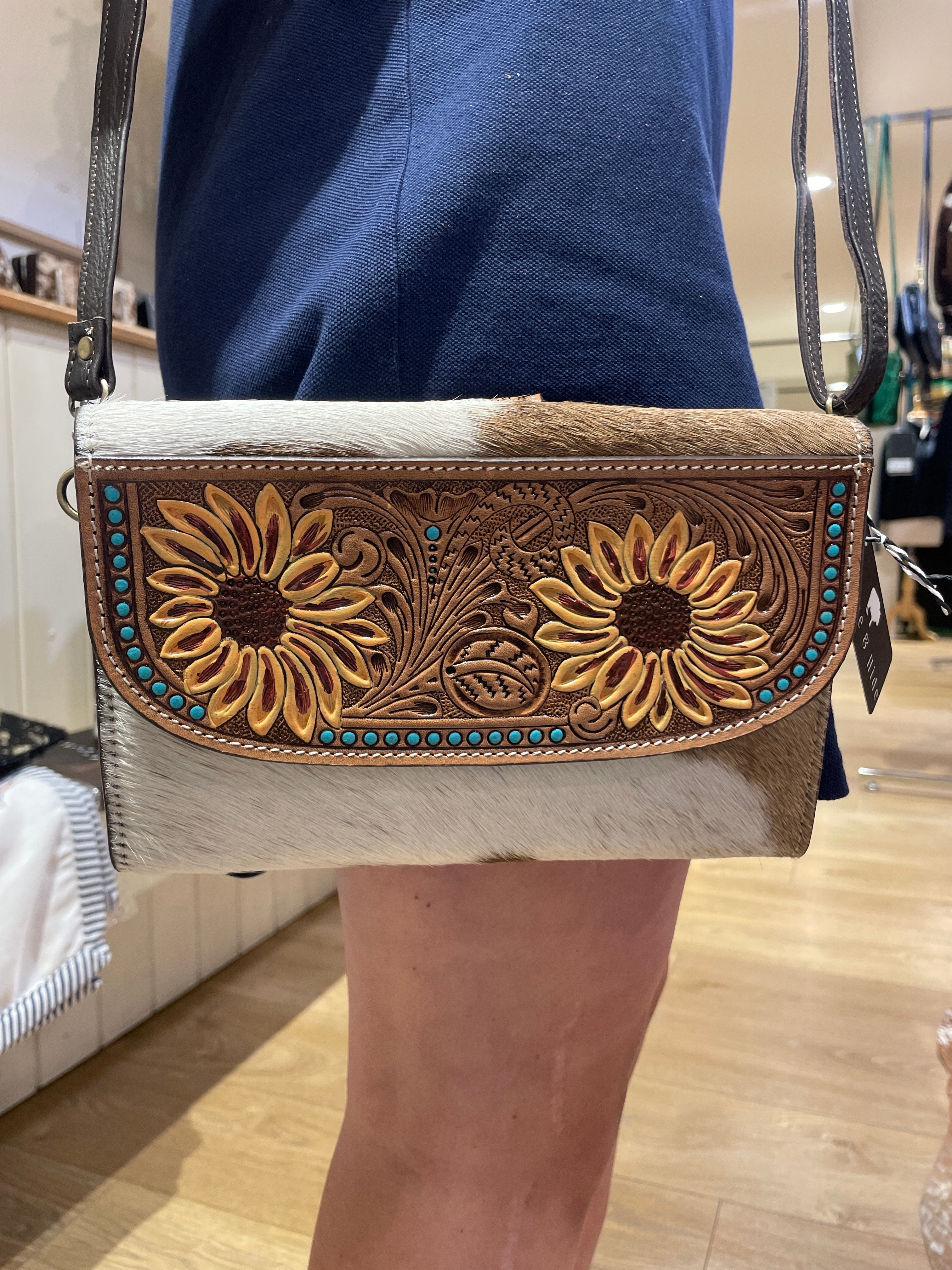 Sunflower Crossbody Bag - AB86