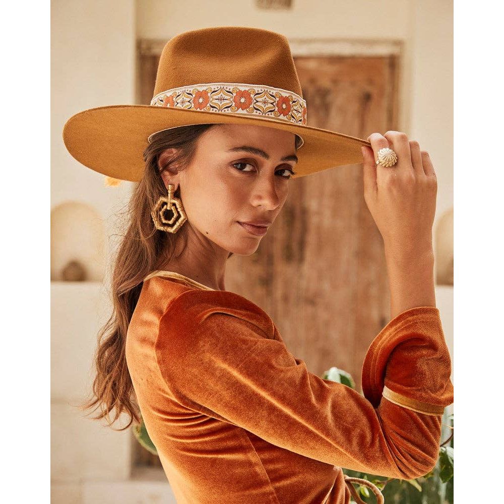 FBS x Nine Lives Bazaar – Rust - Festival Hat