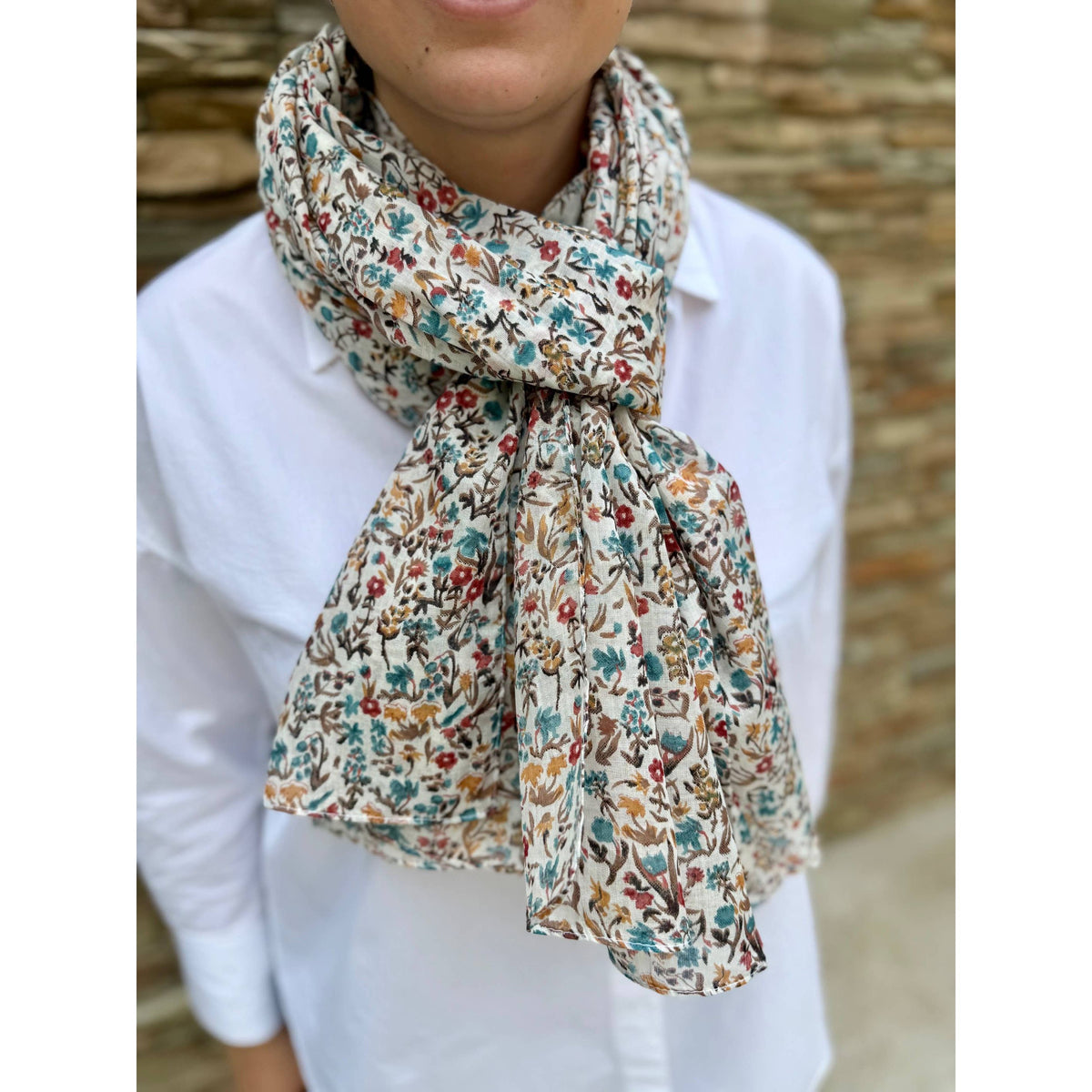 Liberty 100% Cotton Scarf Sarong - 8