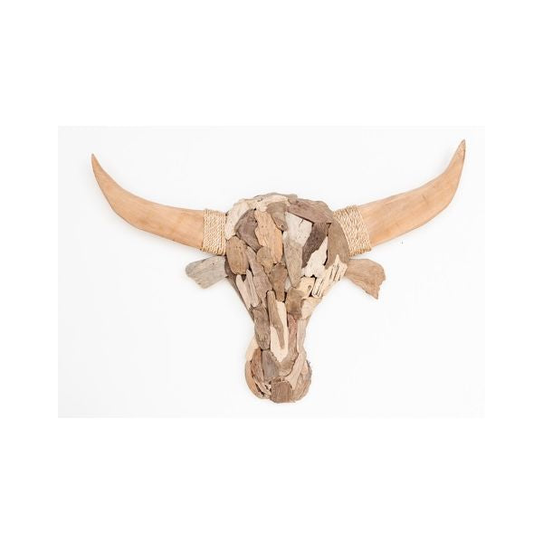 Driftwood Bulls Head Wall Art