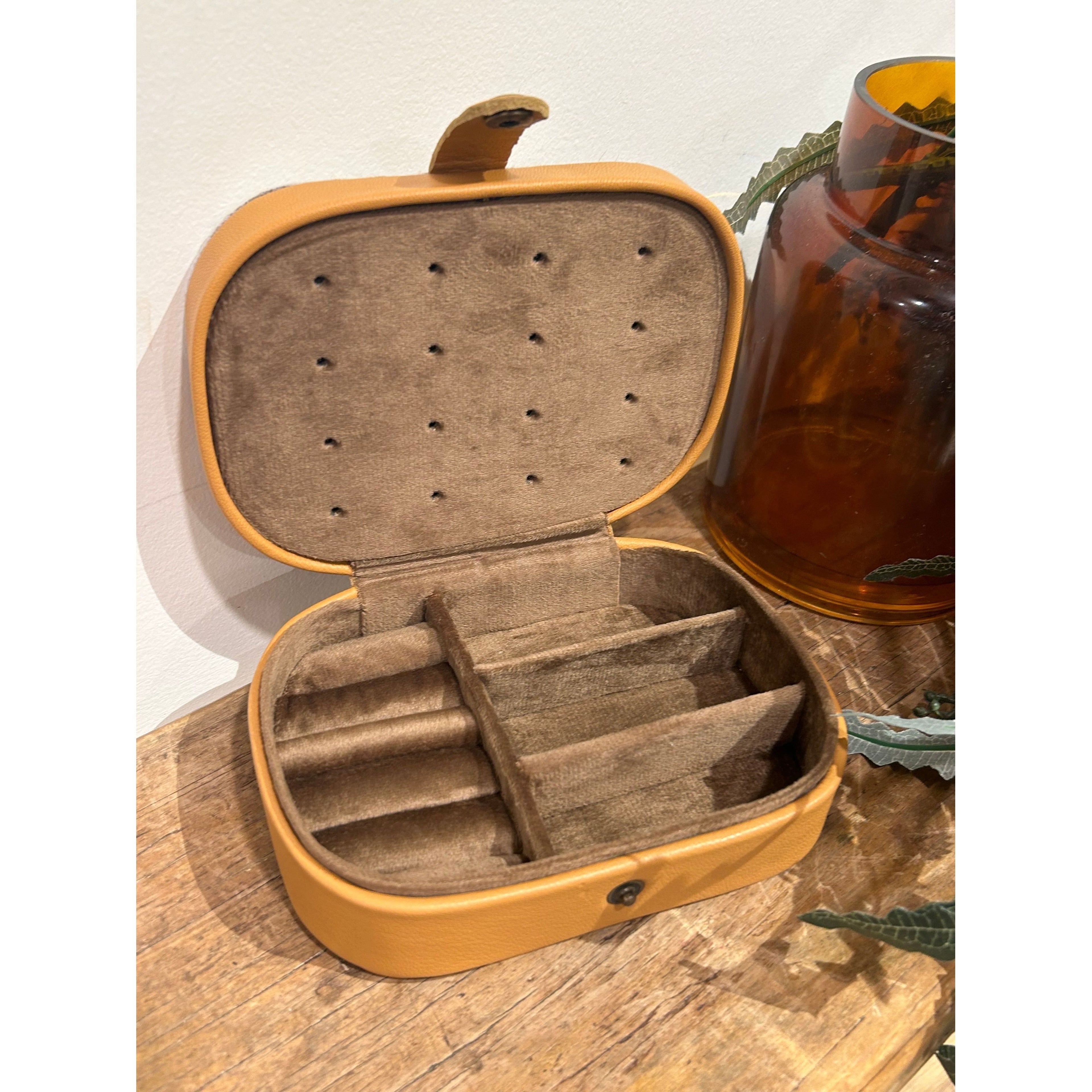 Small Cowhide & leather Jewellery Box