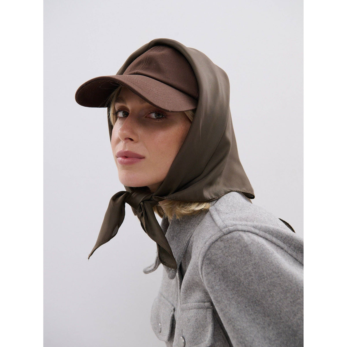 Mocha Plain Bandana