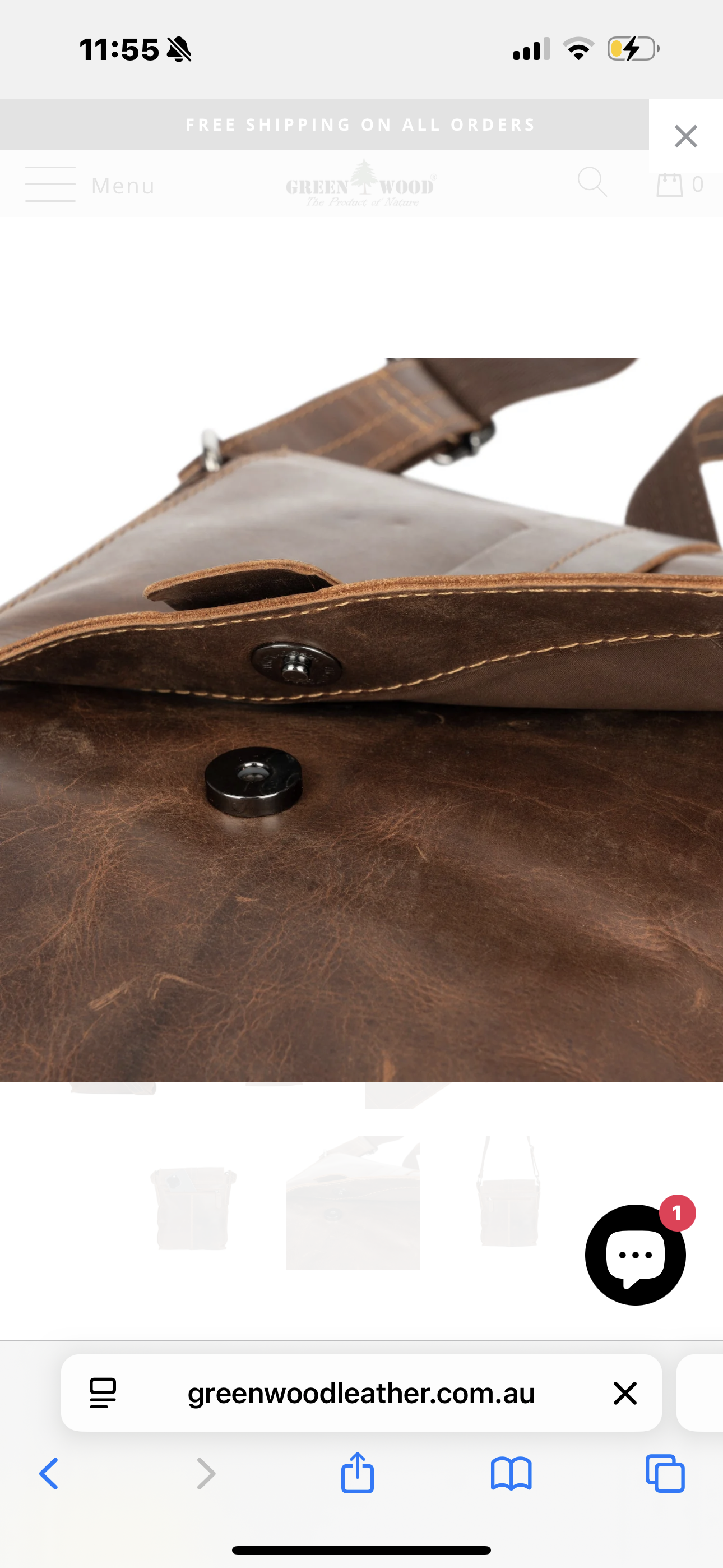 Henrik Leather Bag - GW4955