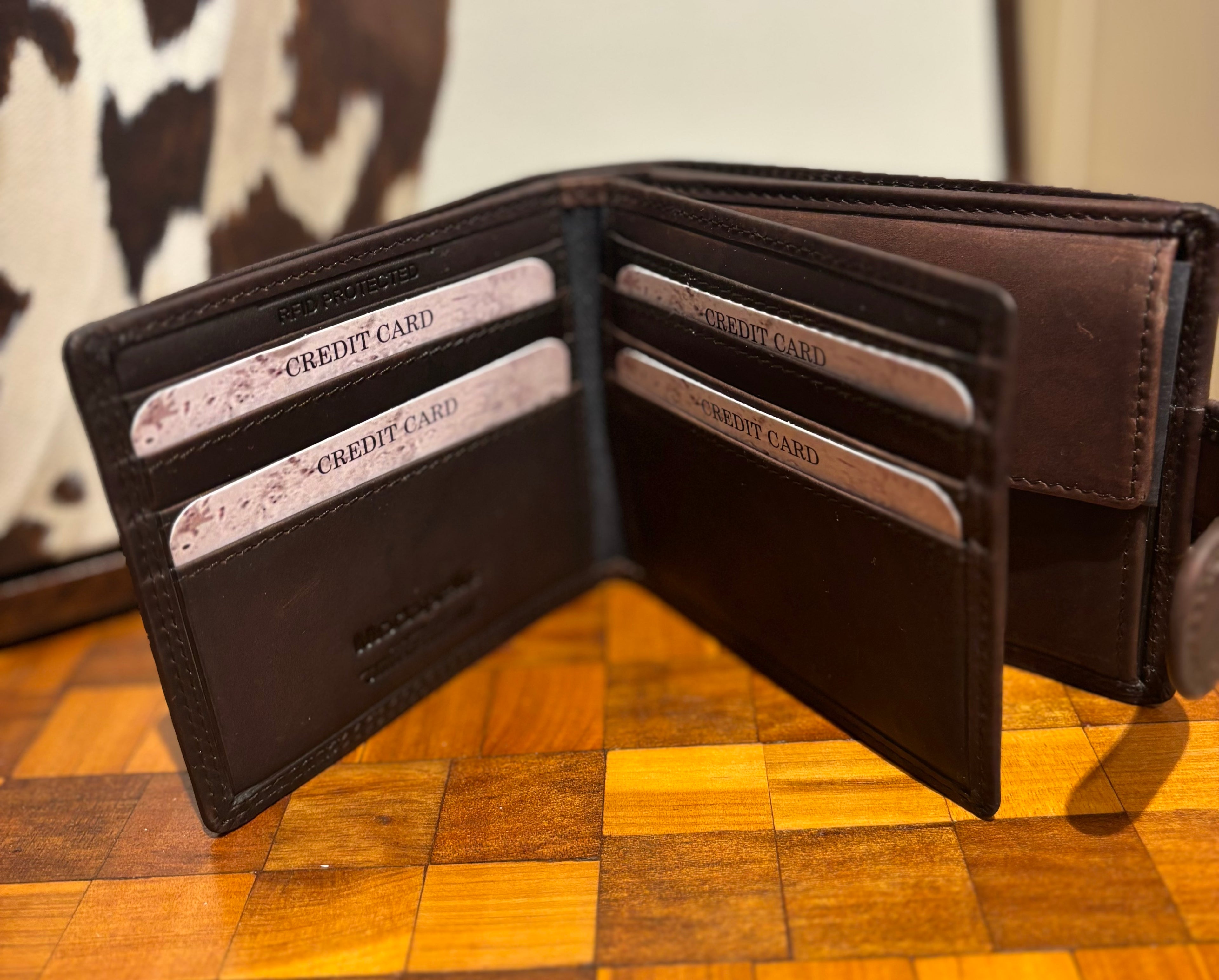 Plain Leather Wallet