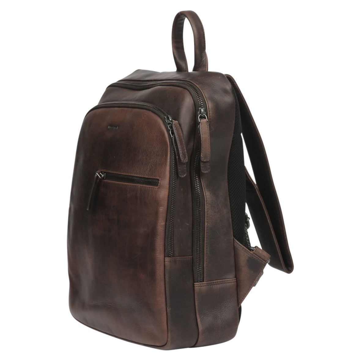 Men’s Brown Leather Backpack