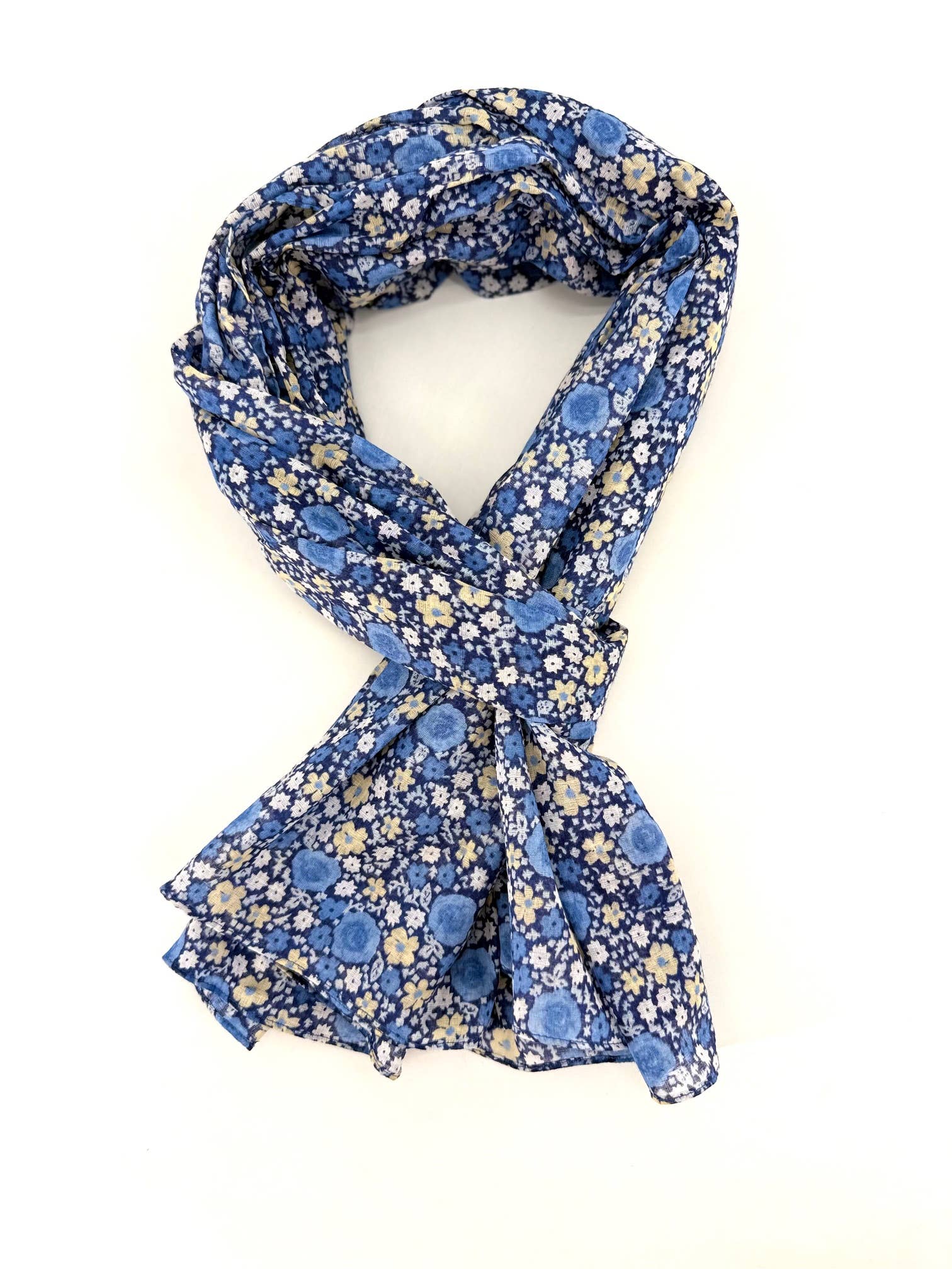 Liberty-print cheche scarf 100% cotton - Timeless elegance 2