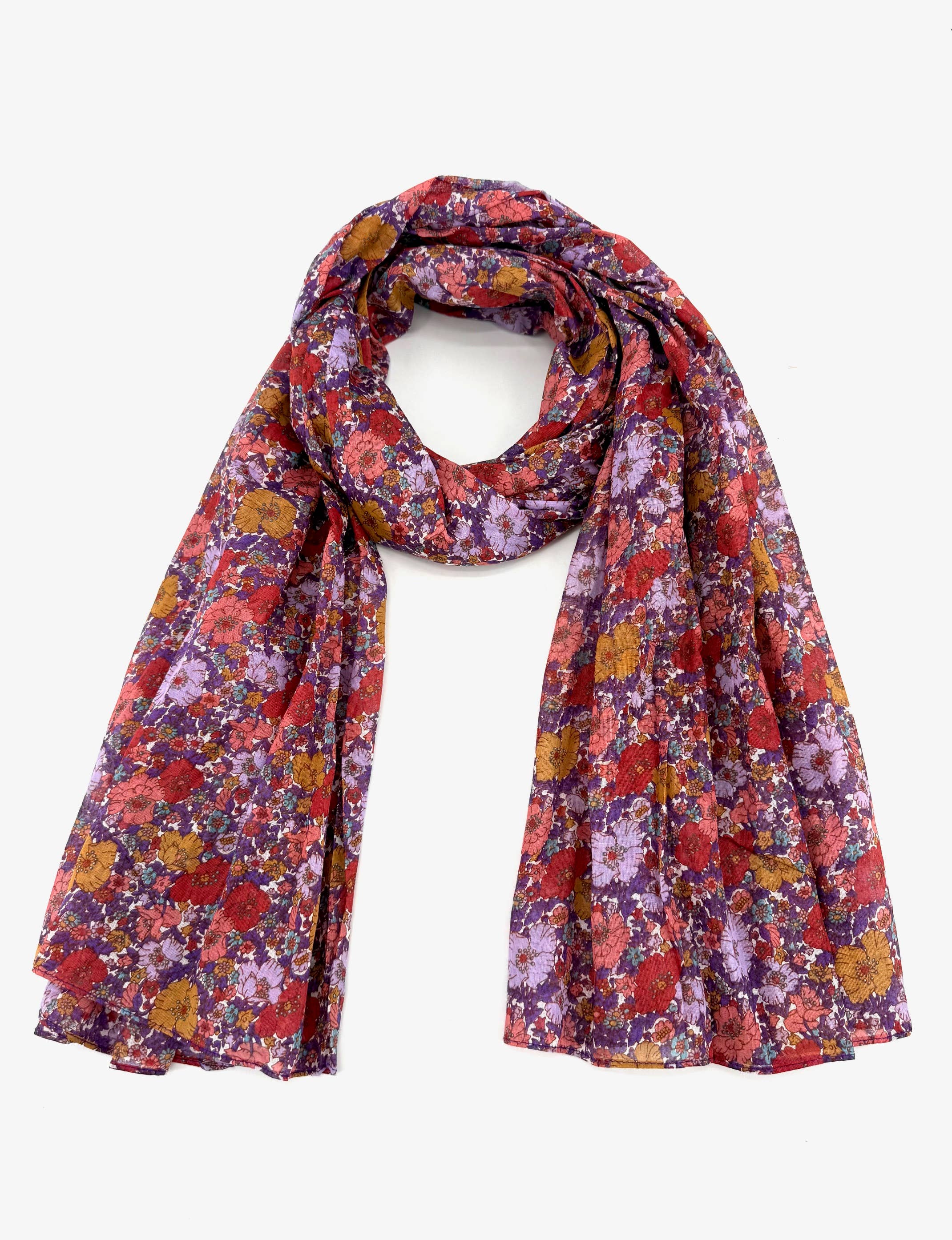 100% Indian cotton scarf - Women - Pareo 4
