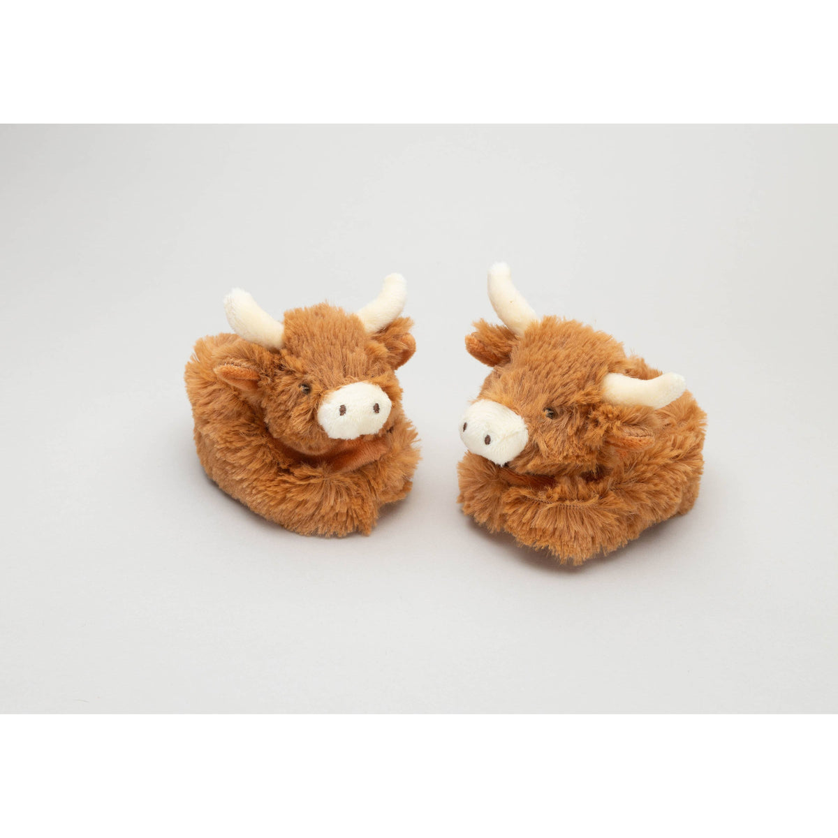 Hairy Highland Cow Plush Baby Soft Slippers House Shoes