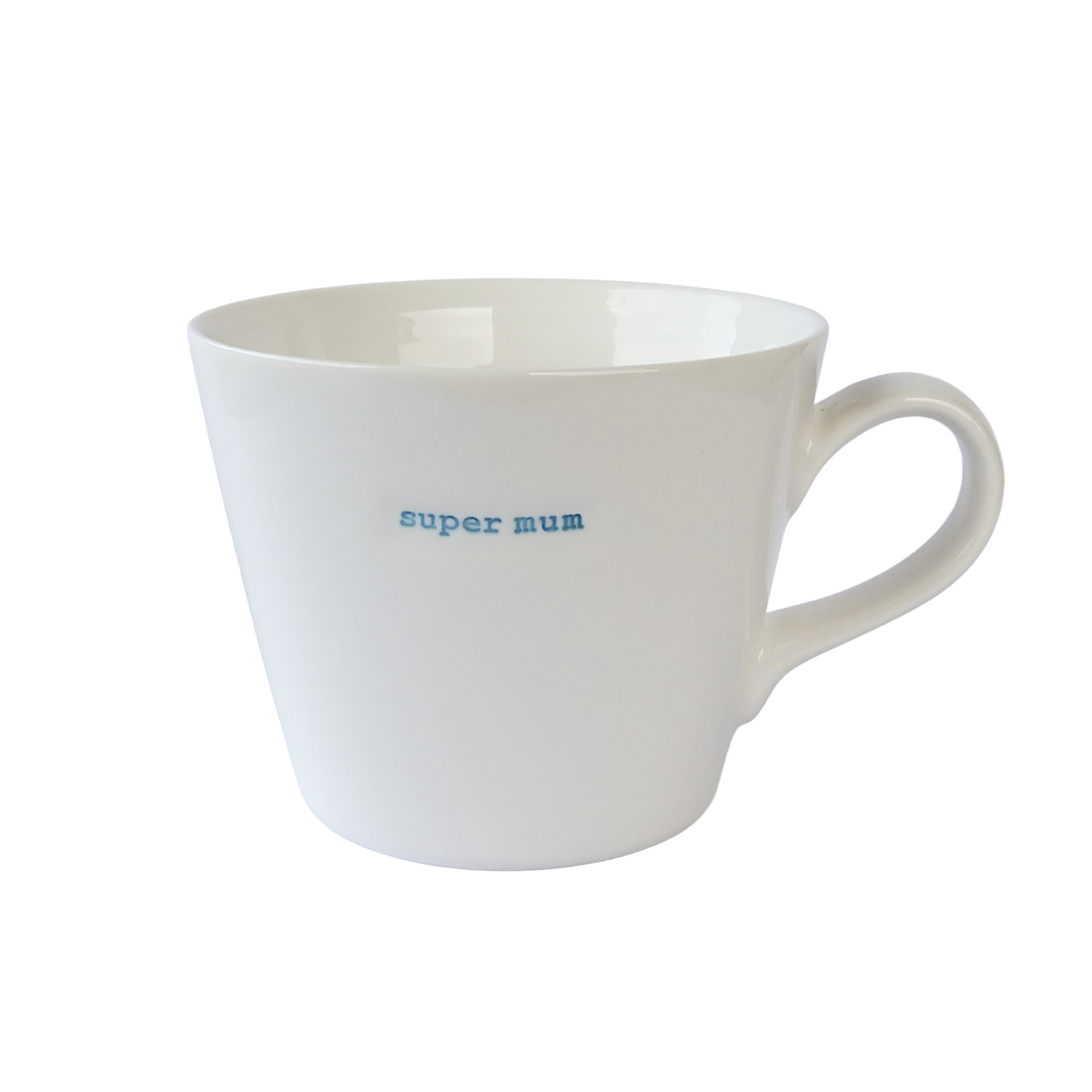 Super Mum (Hand Embossed Blue Text)
