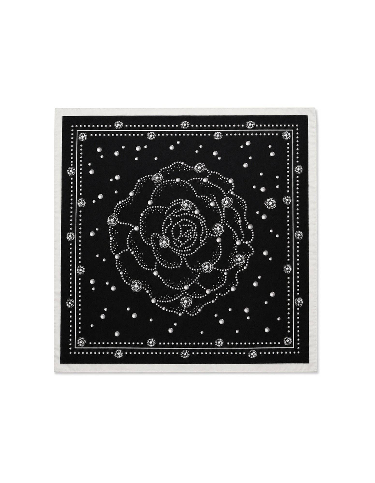 Aster Patterned Head Scarf
