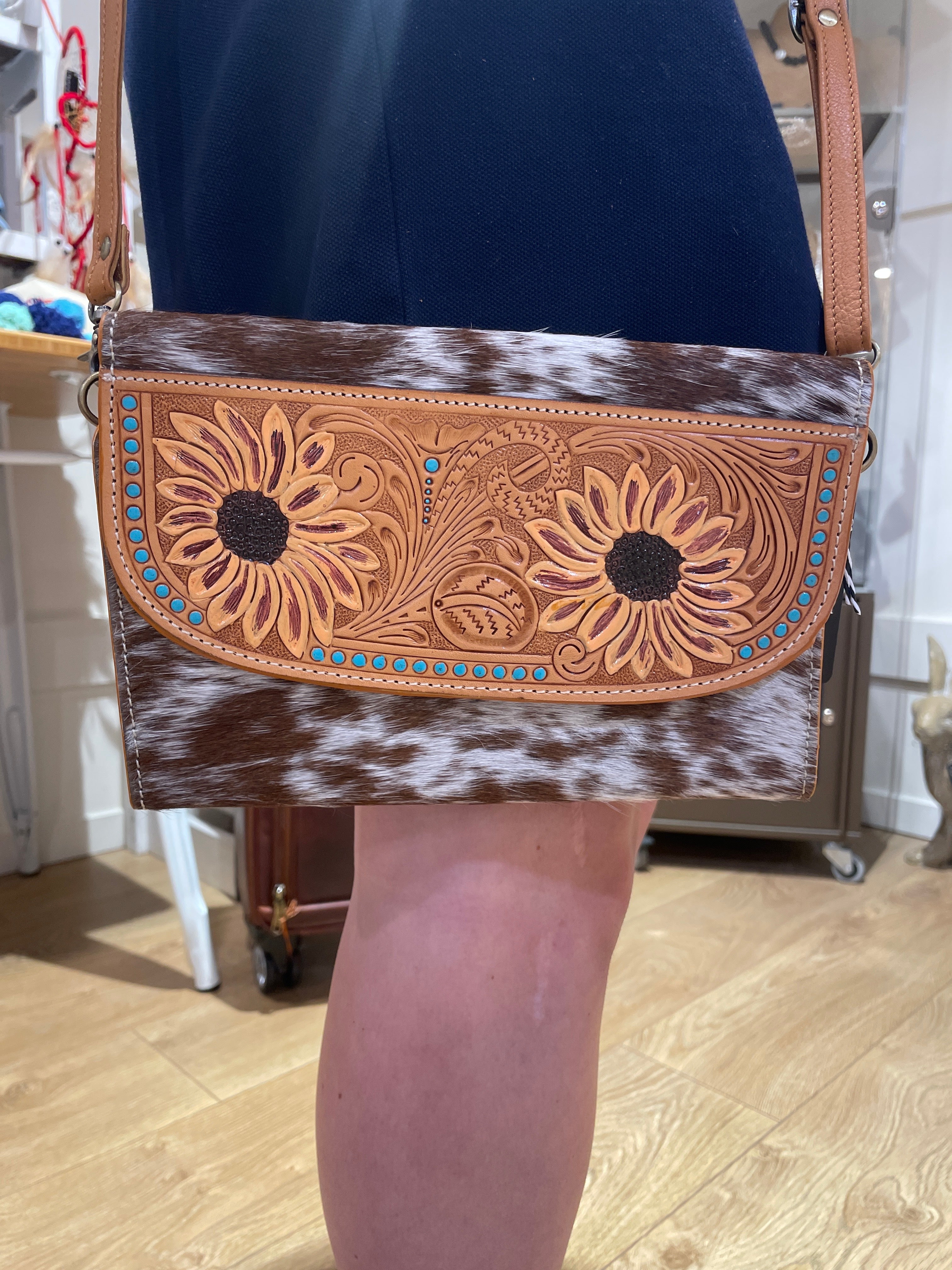 Sunflower Crossbody Bag - AB86