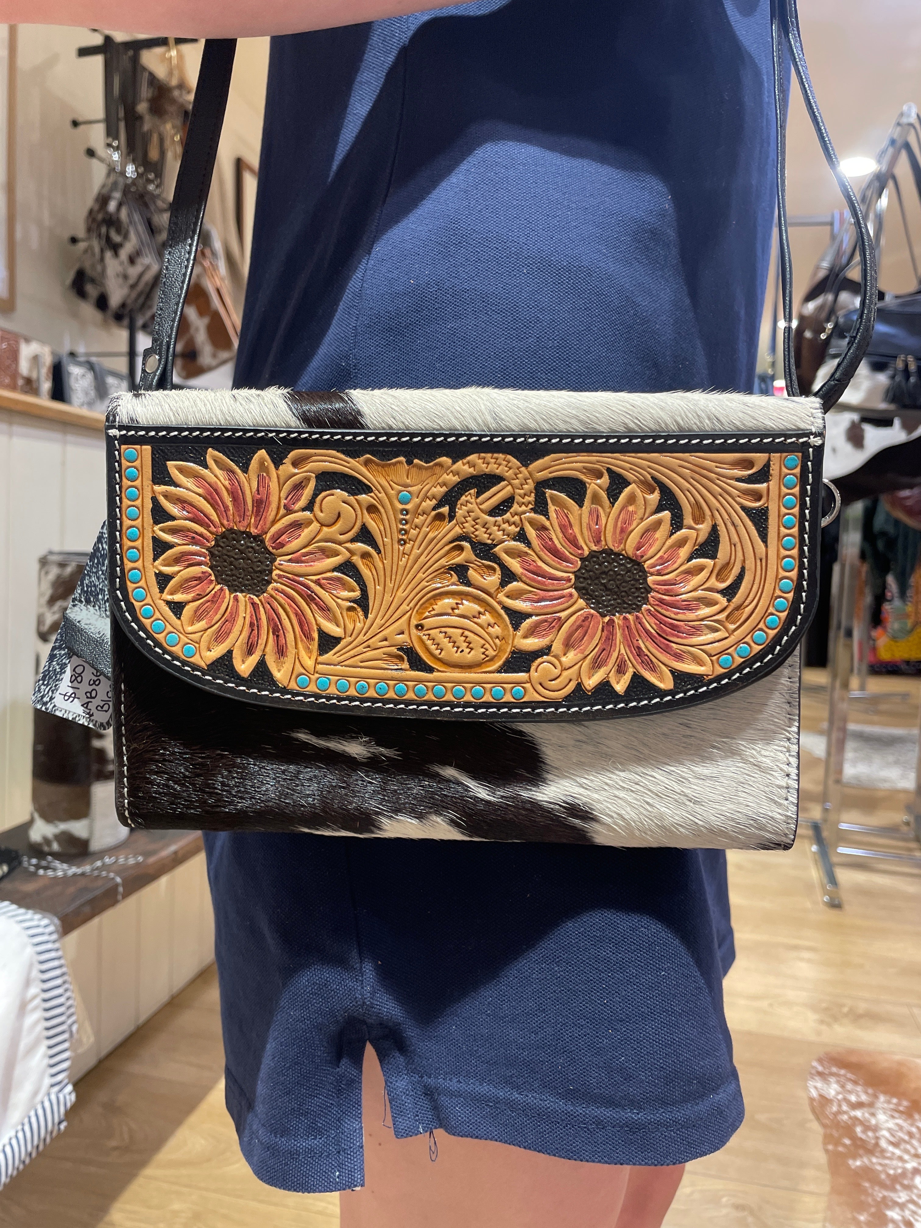 Sunflower Crossbody Bag - AB86