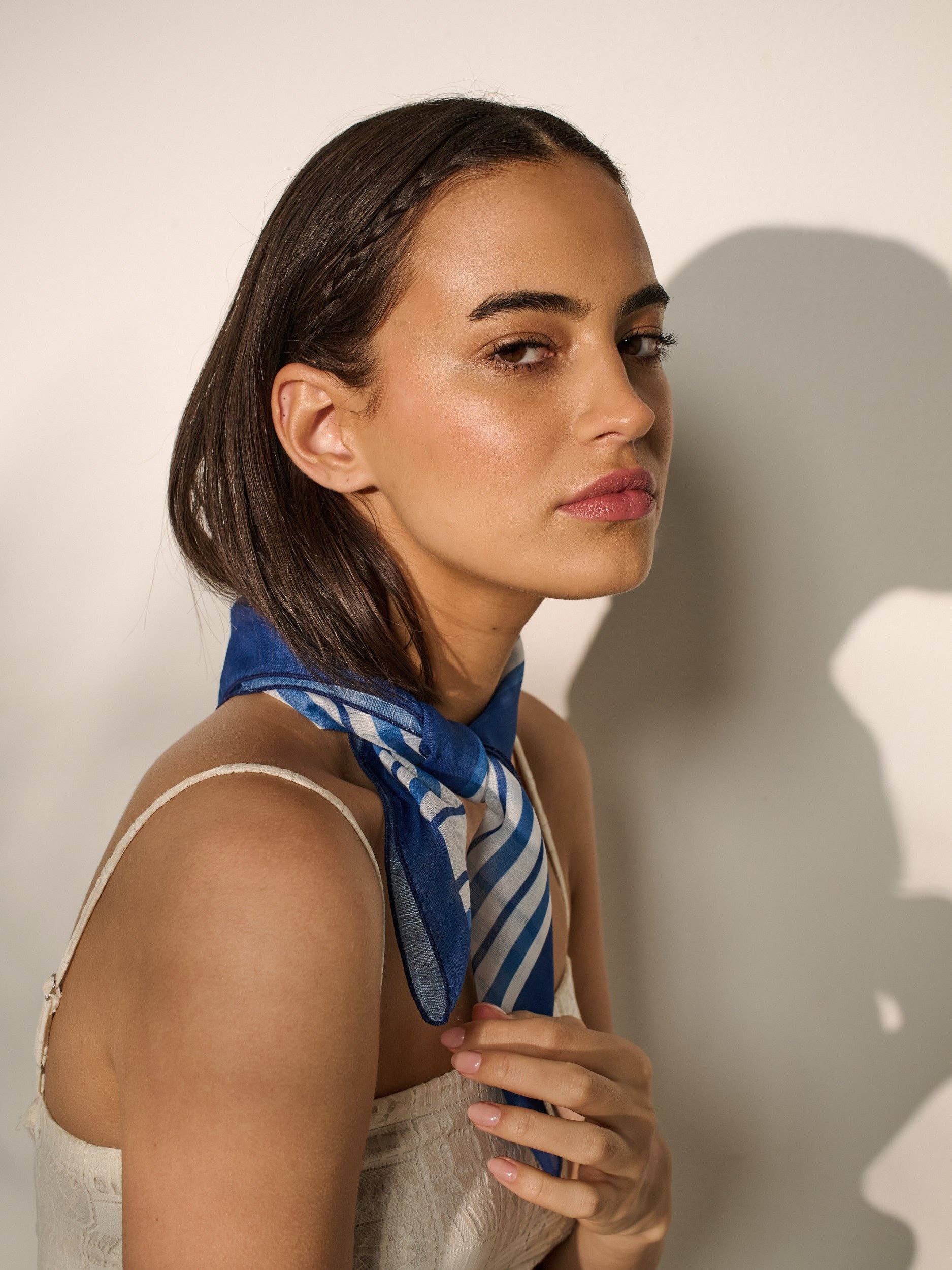Ocean Blue Print Bandana