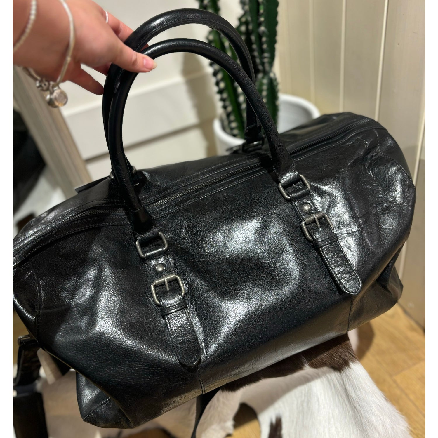 The Leisurely Overnight Bag Black