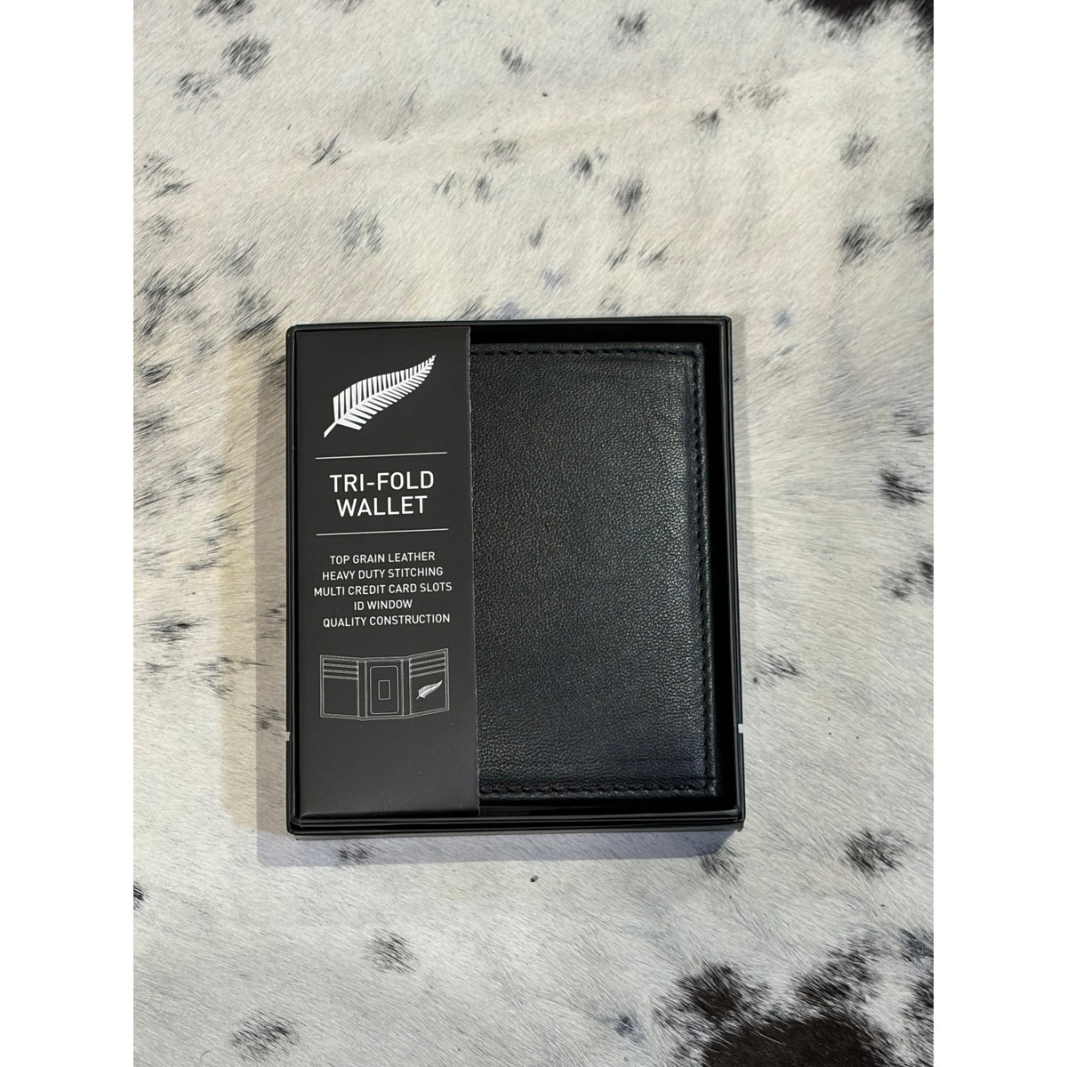 Tri-Fold Leather Wallet