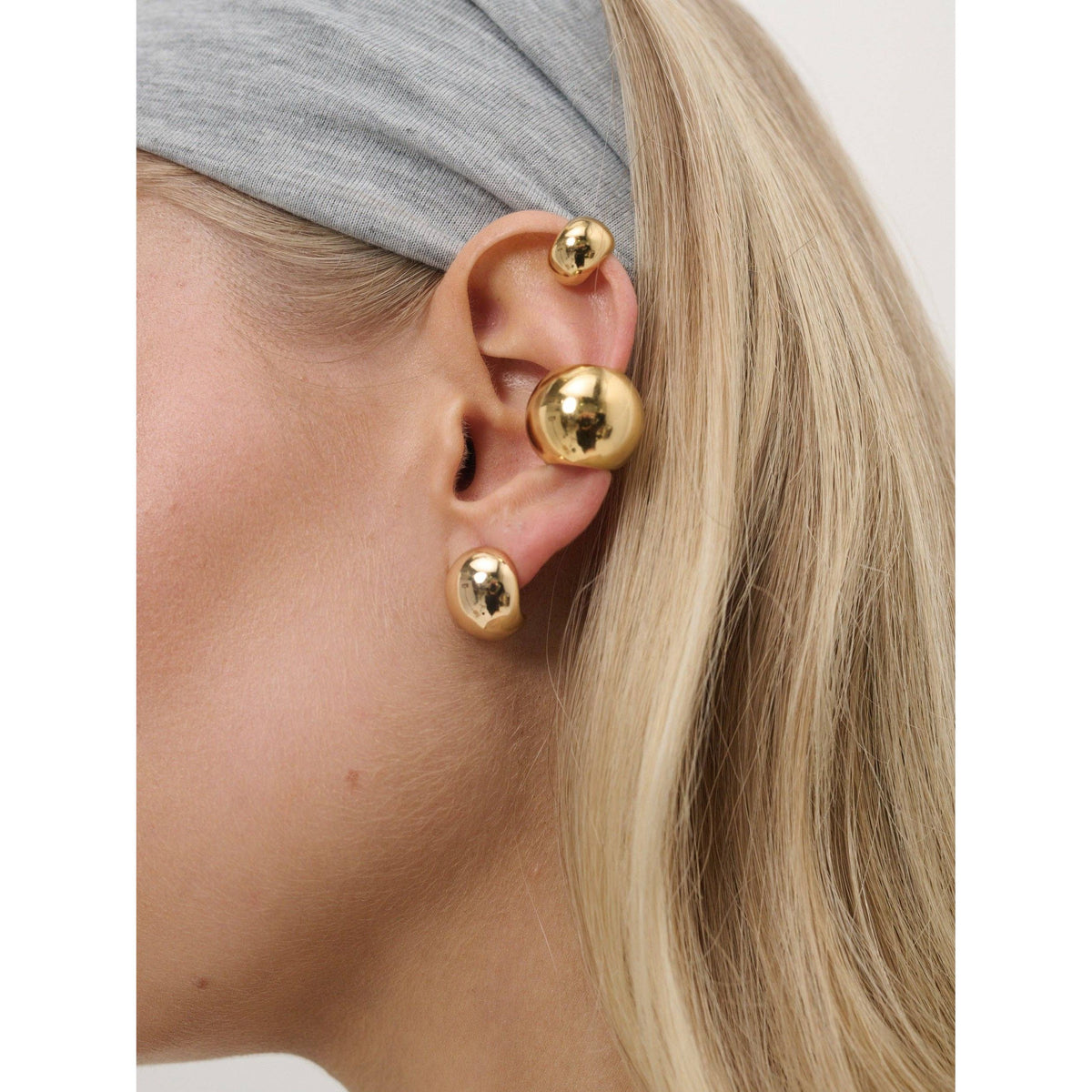Mini Droplet 18K Gold Plated Earrings
