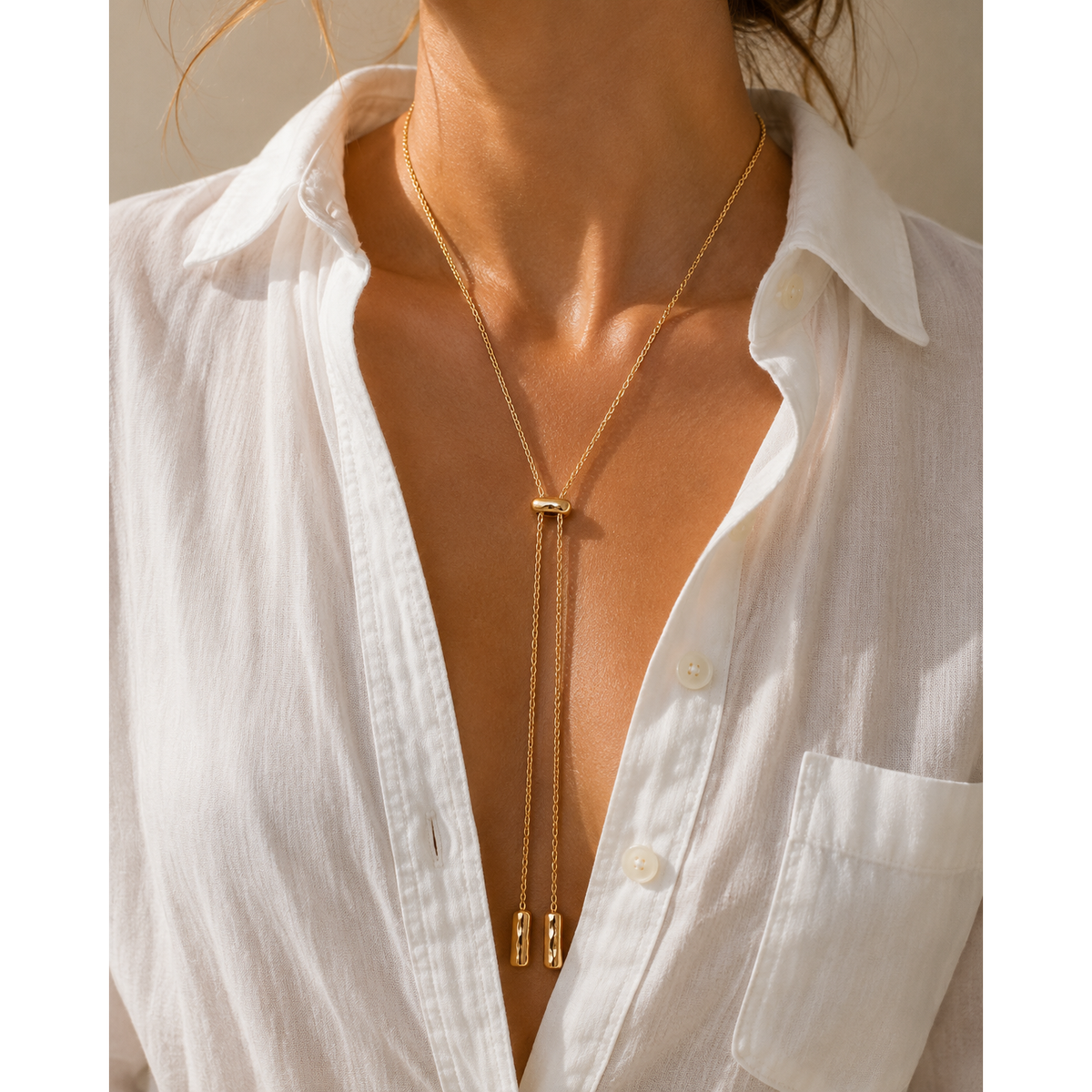 Bolo Tie Lariat Necklace