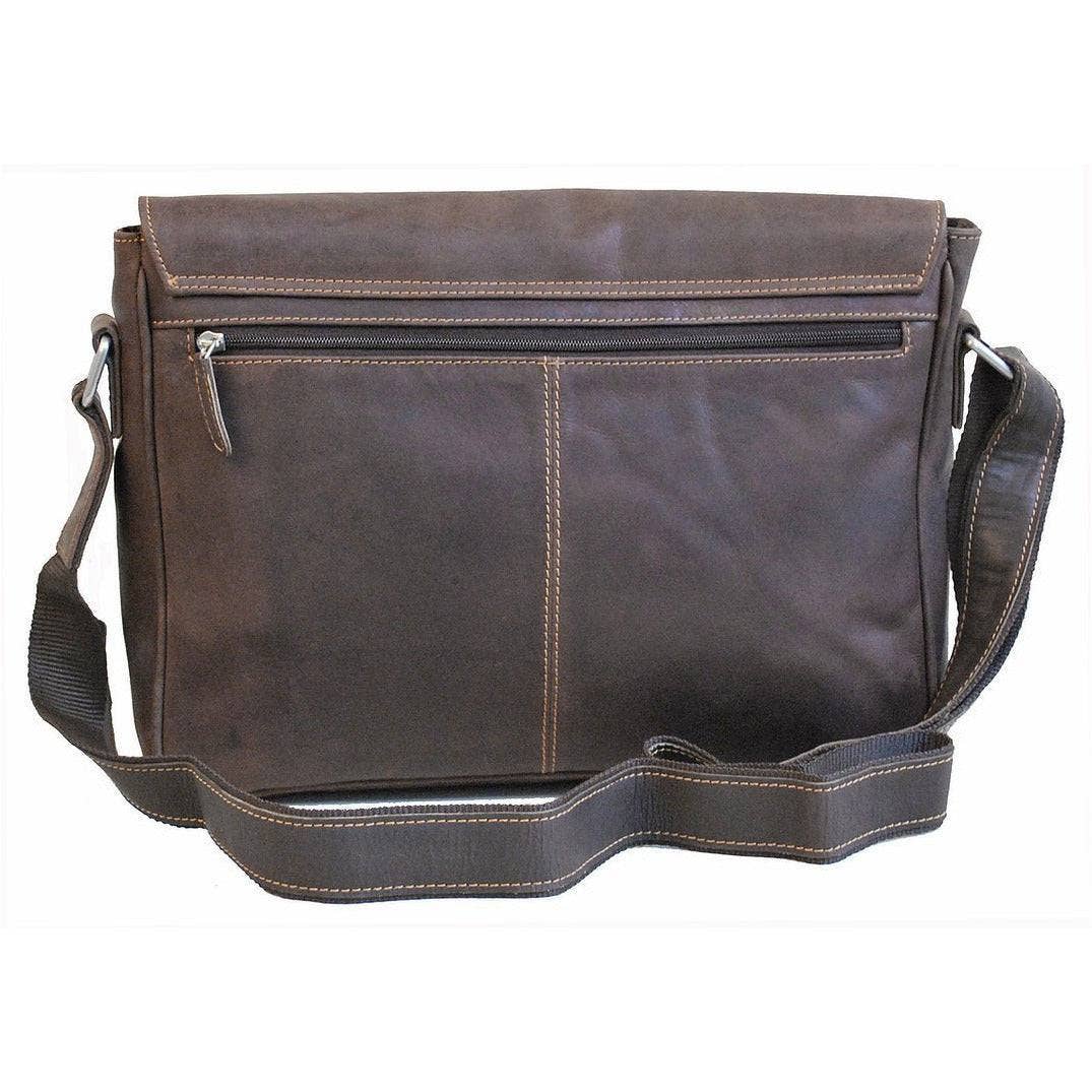 Leather Laptop Bag Berlin - Brown GW588BRN
