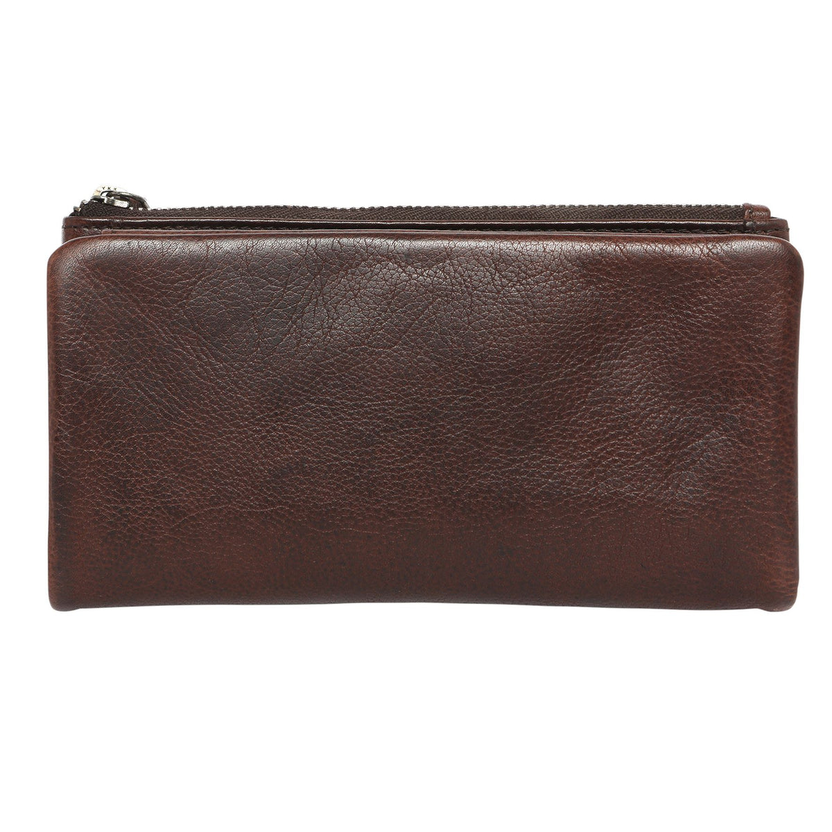 Ladies Leather Wallet 7633 Dark Brown