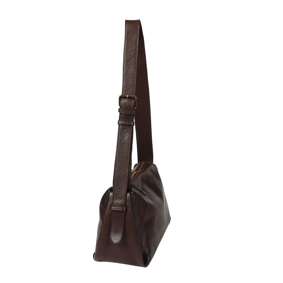 Ladies Leather Cross Body Bag Style 7940 Brown