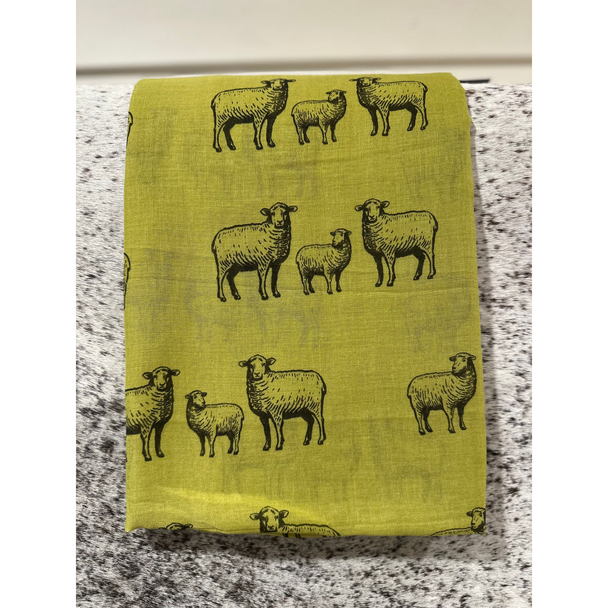 Sheep family scarf