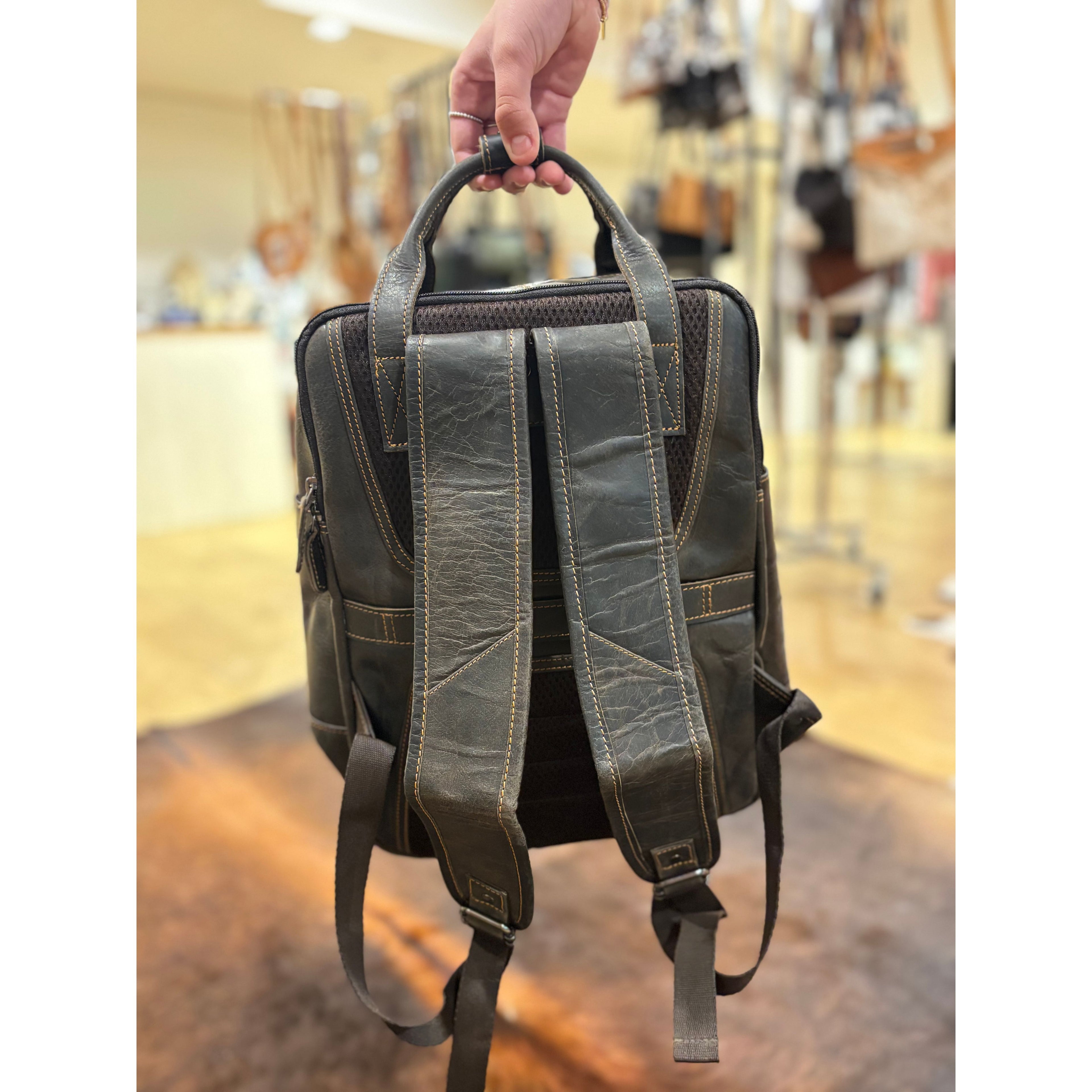 Leather Backpack
