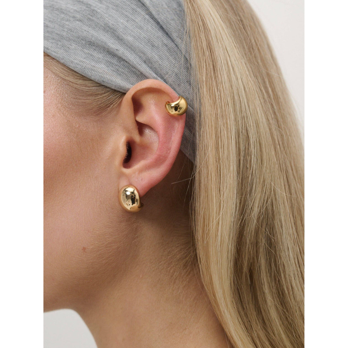Mini Droplet 18K Gold Plated Earrings