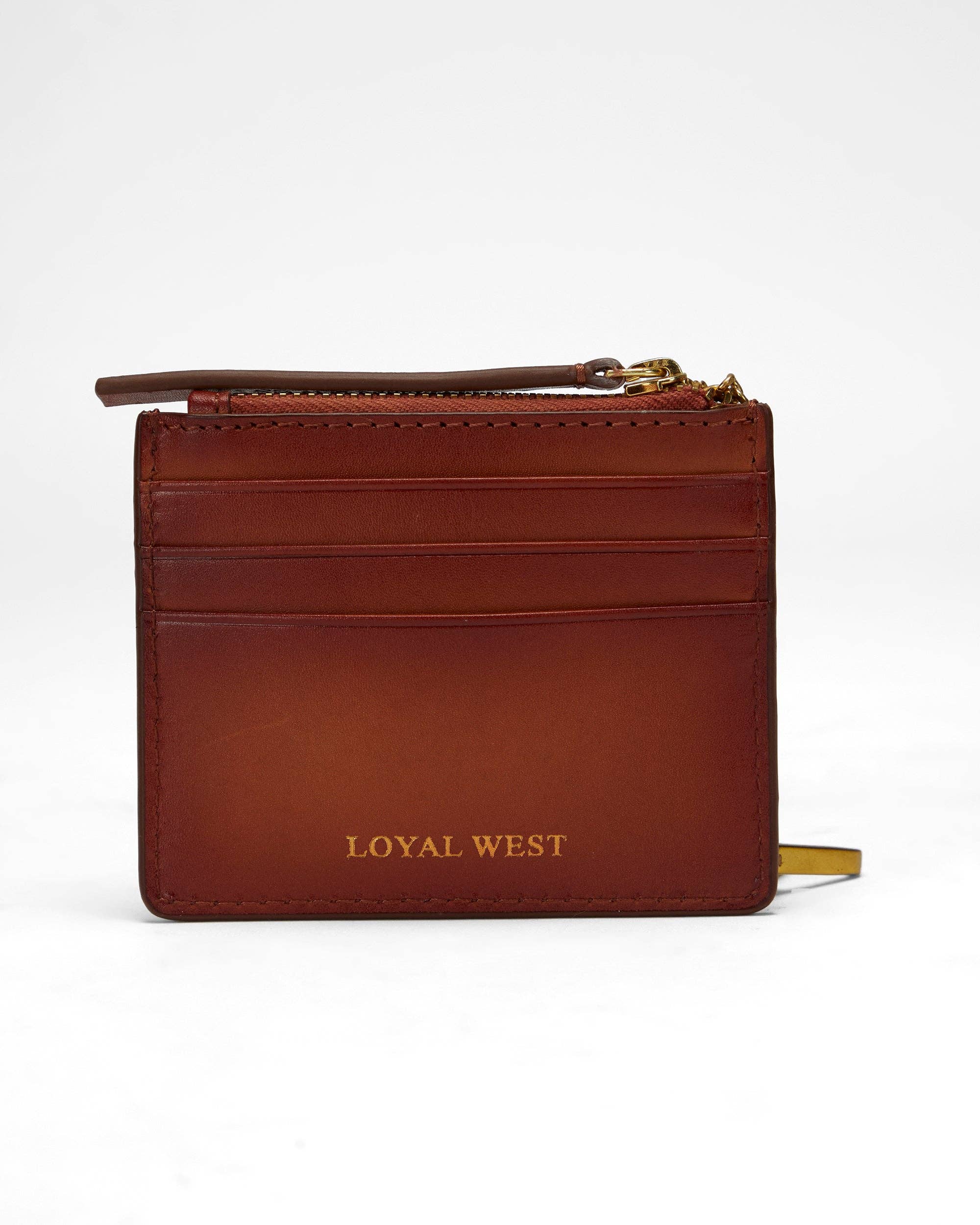 Sophia Credit Card Holder In Handtooled Leather