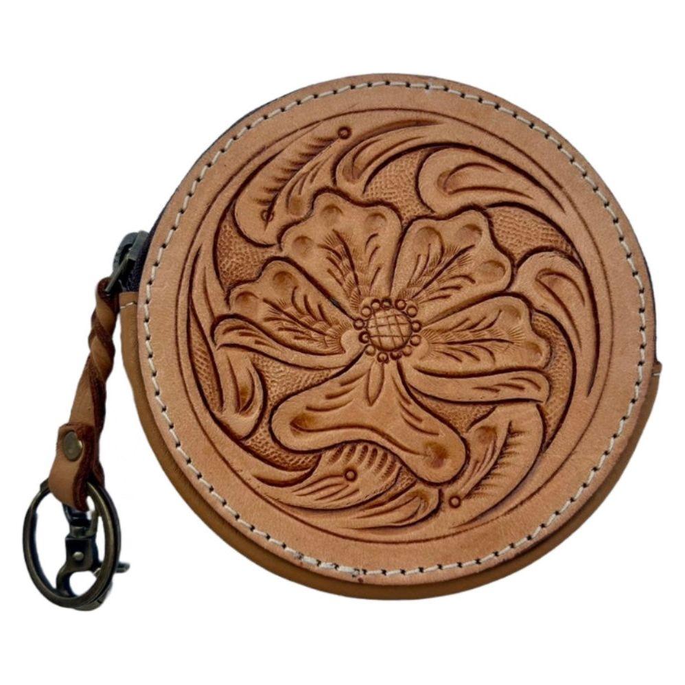 Circle Tooled Coin Purse