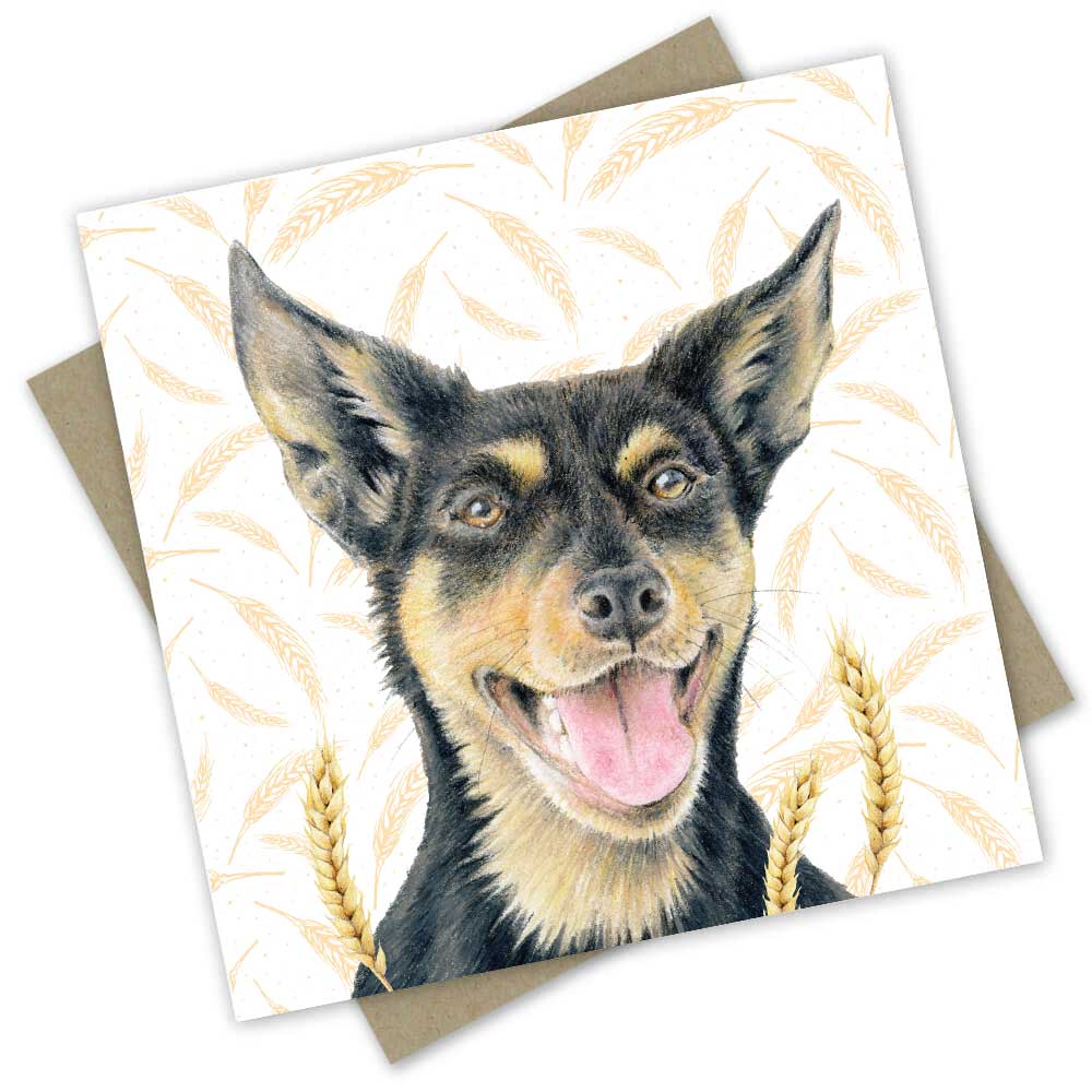 Farm Friend: Mrs Star The Kelpie Greeting Card