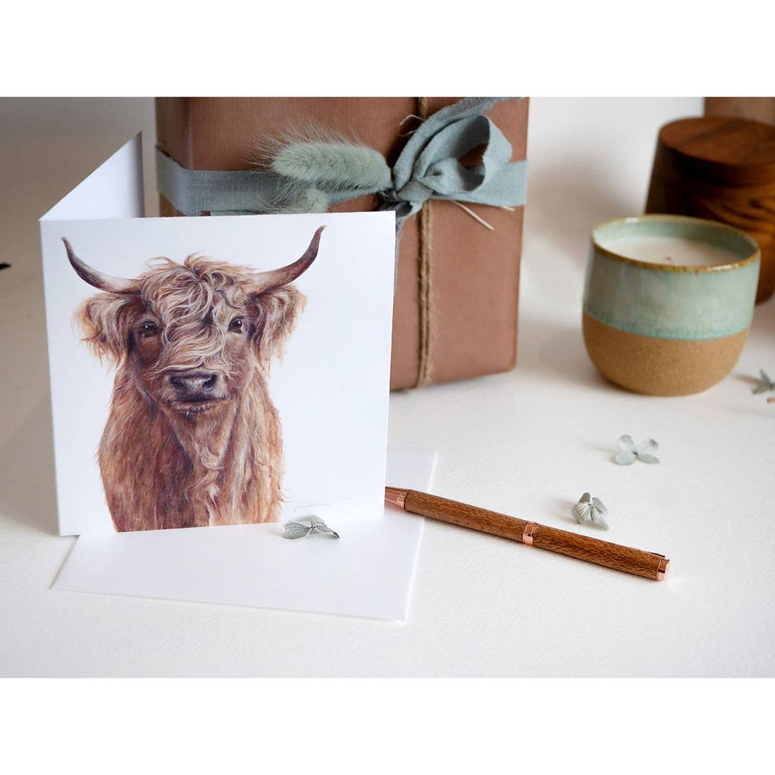 ‘Hamish’ Highland Cow - Greeting Card