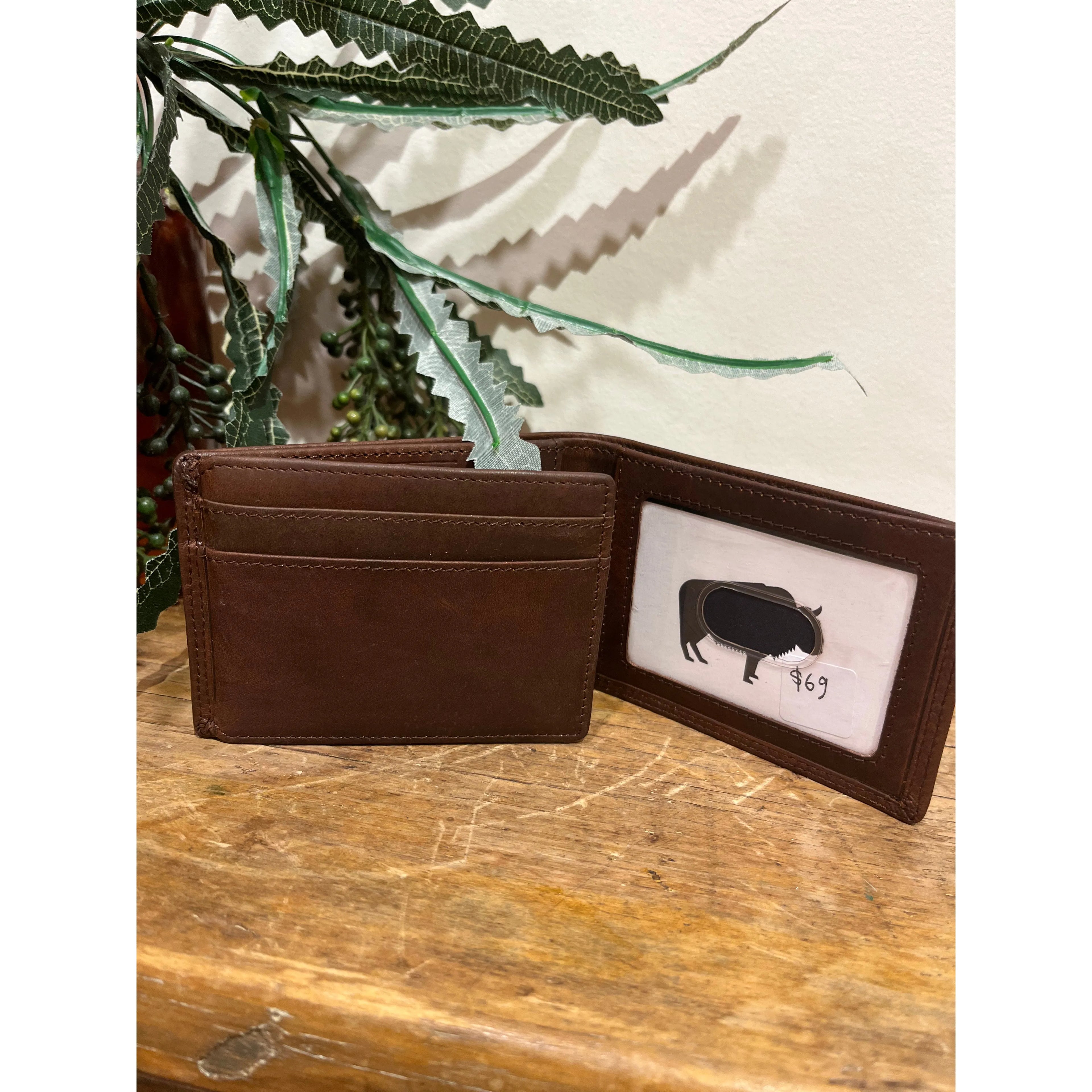 Plain Leather Wallet