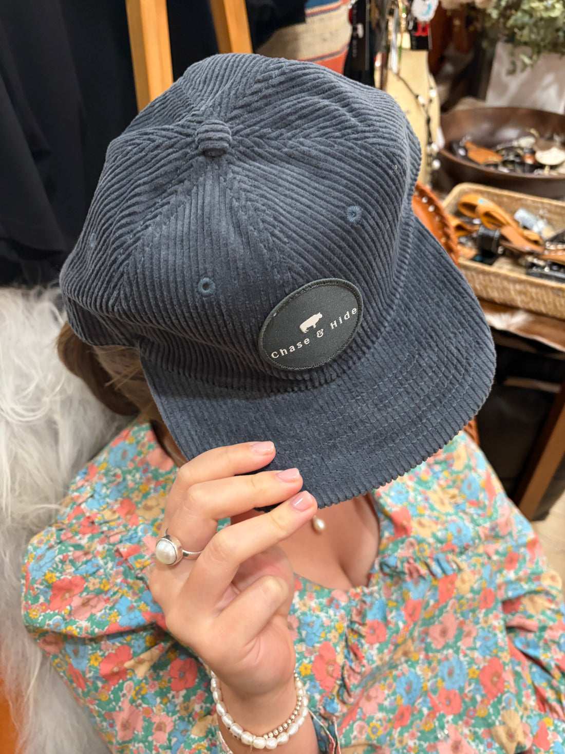 Chase and Hide Corduroy Cap