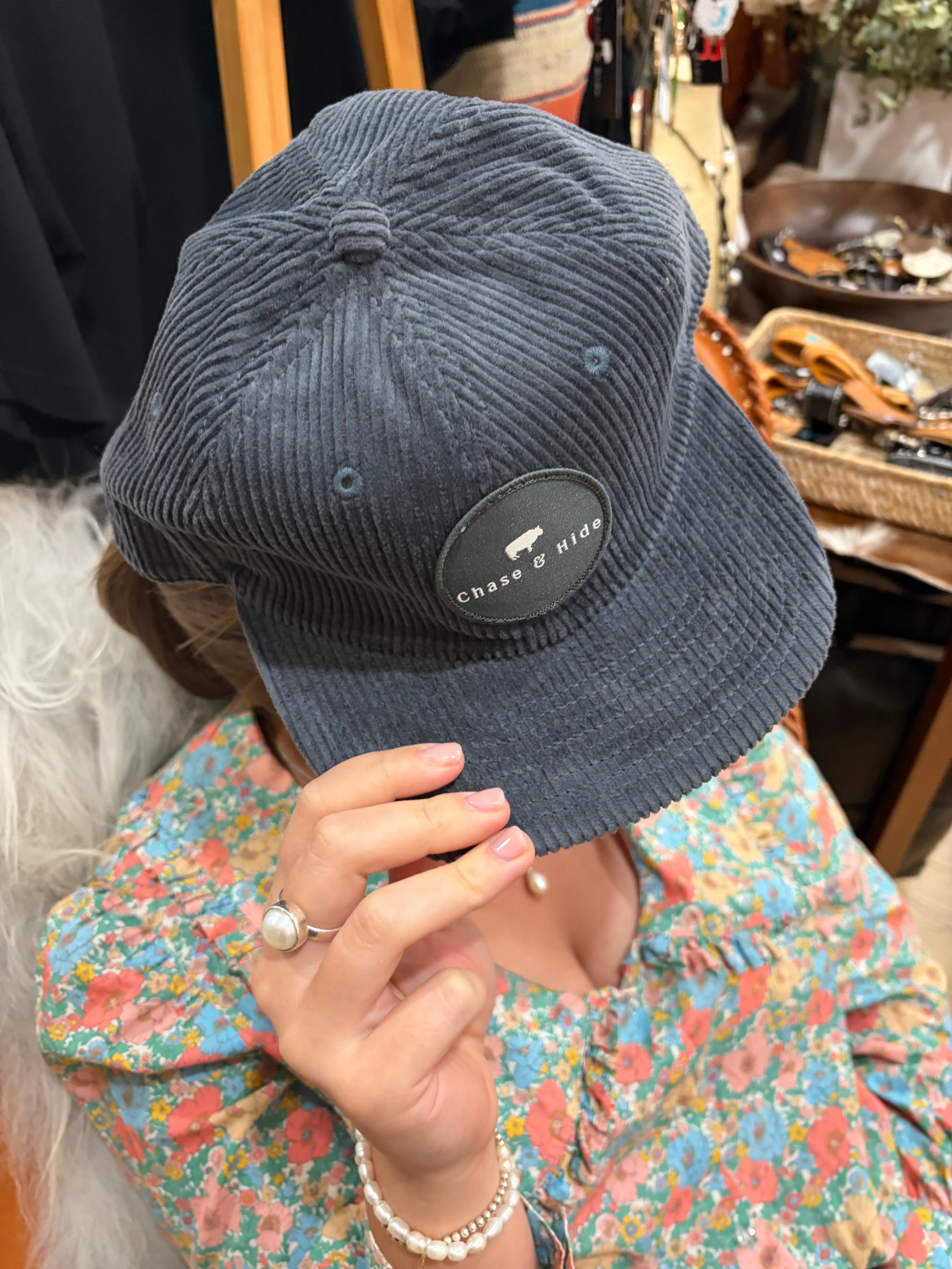Chase and Hide Corduroy Cap