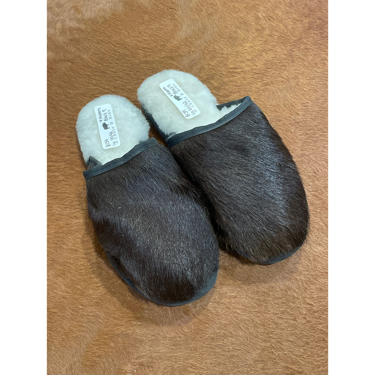 Cowhide Slippers