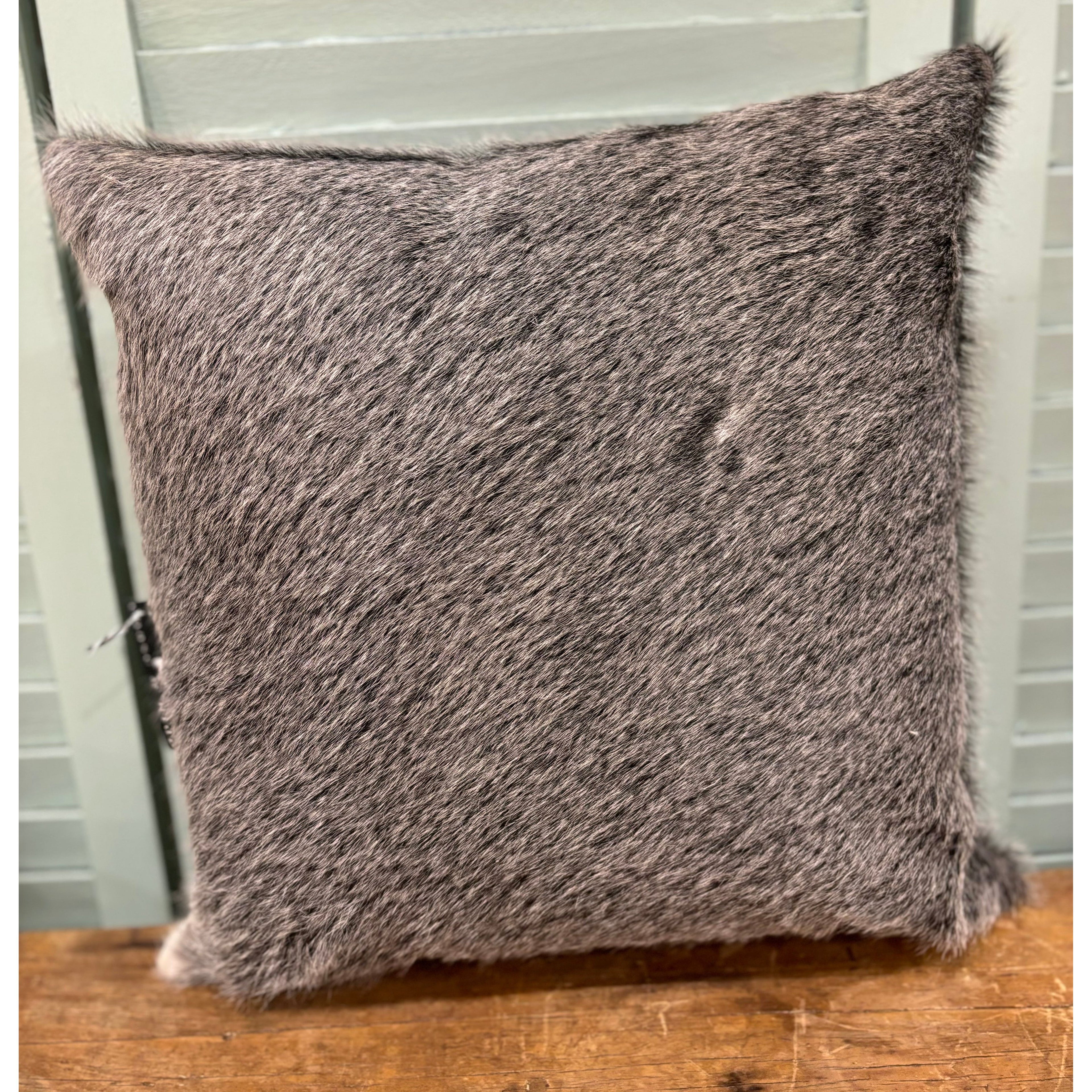 Hide and leather Cushion
