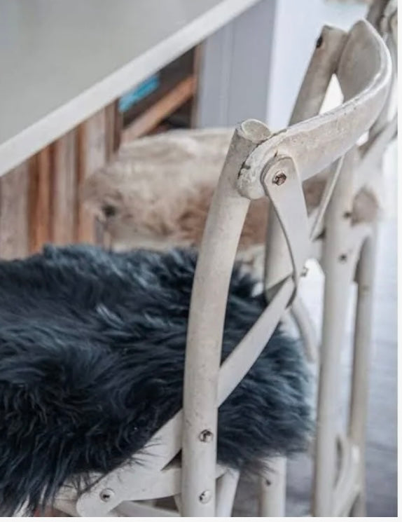 Long Wool Sheepskin cushion pad
