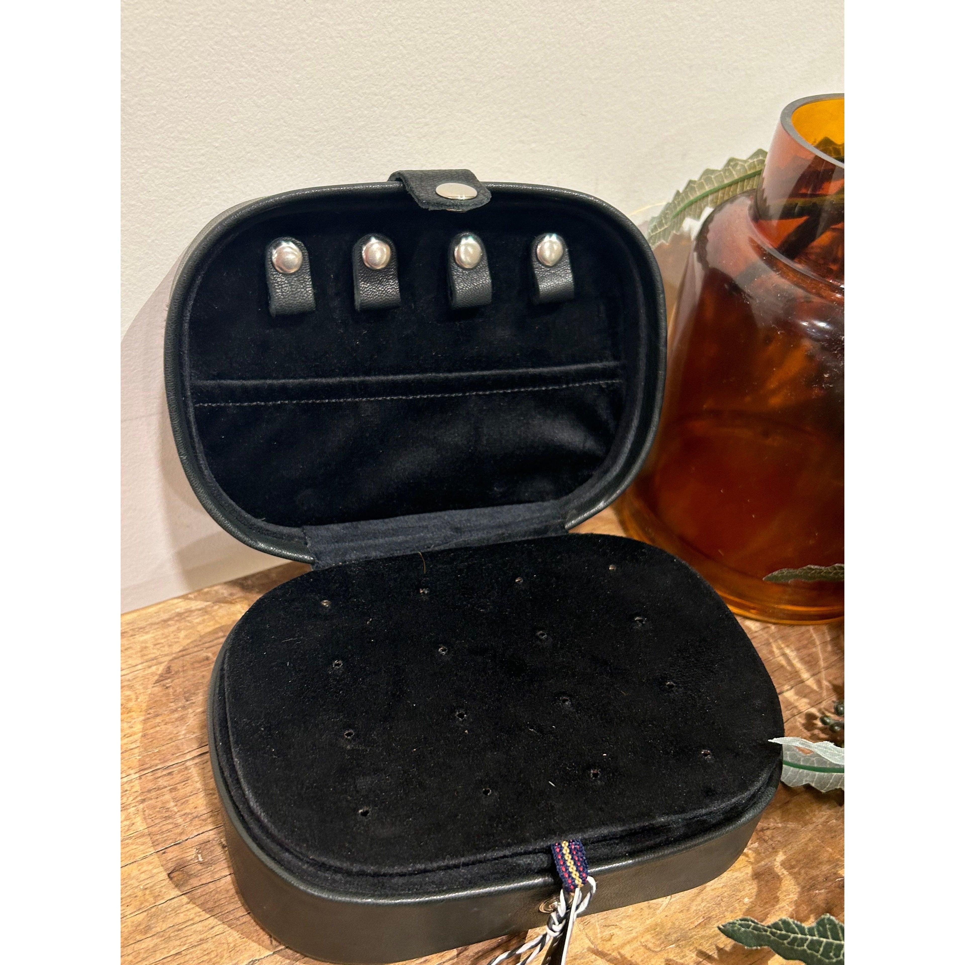 Small Cowhide & leather Jewellery Box