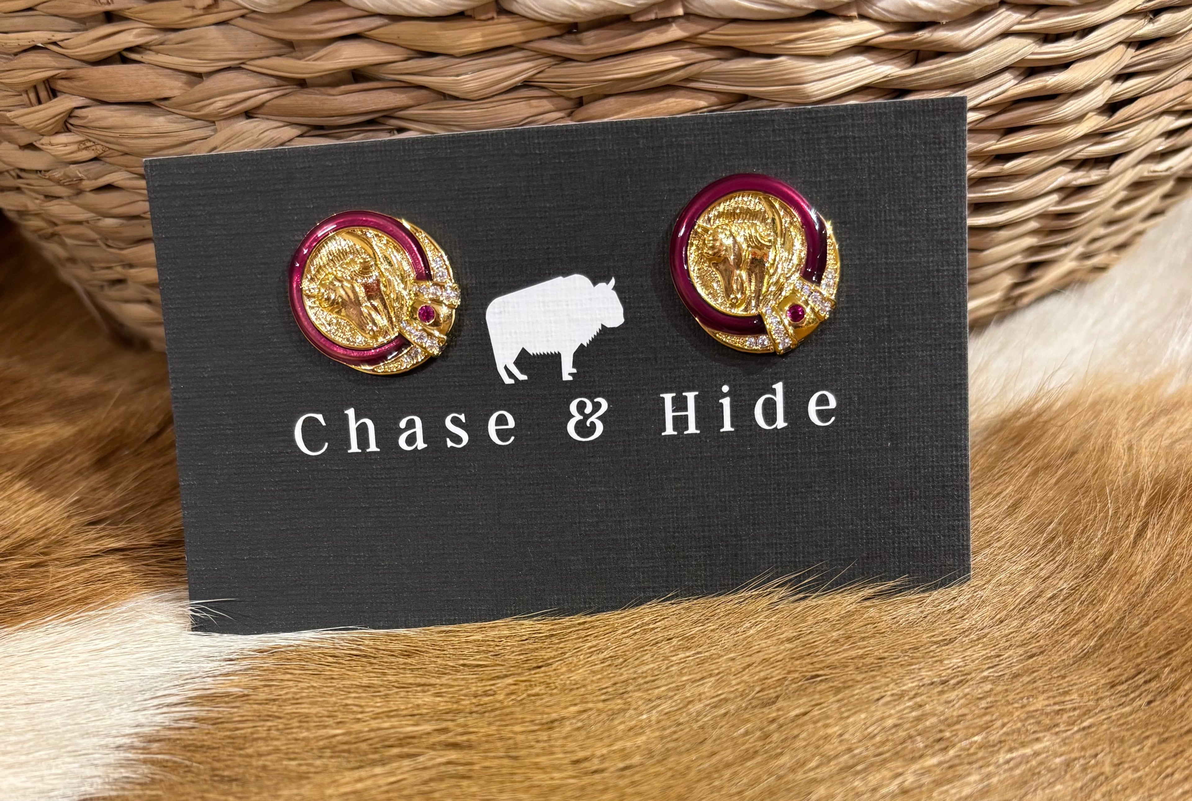 Gold Horse Studs