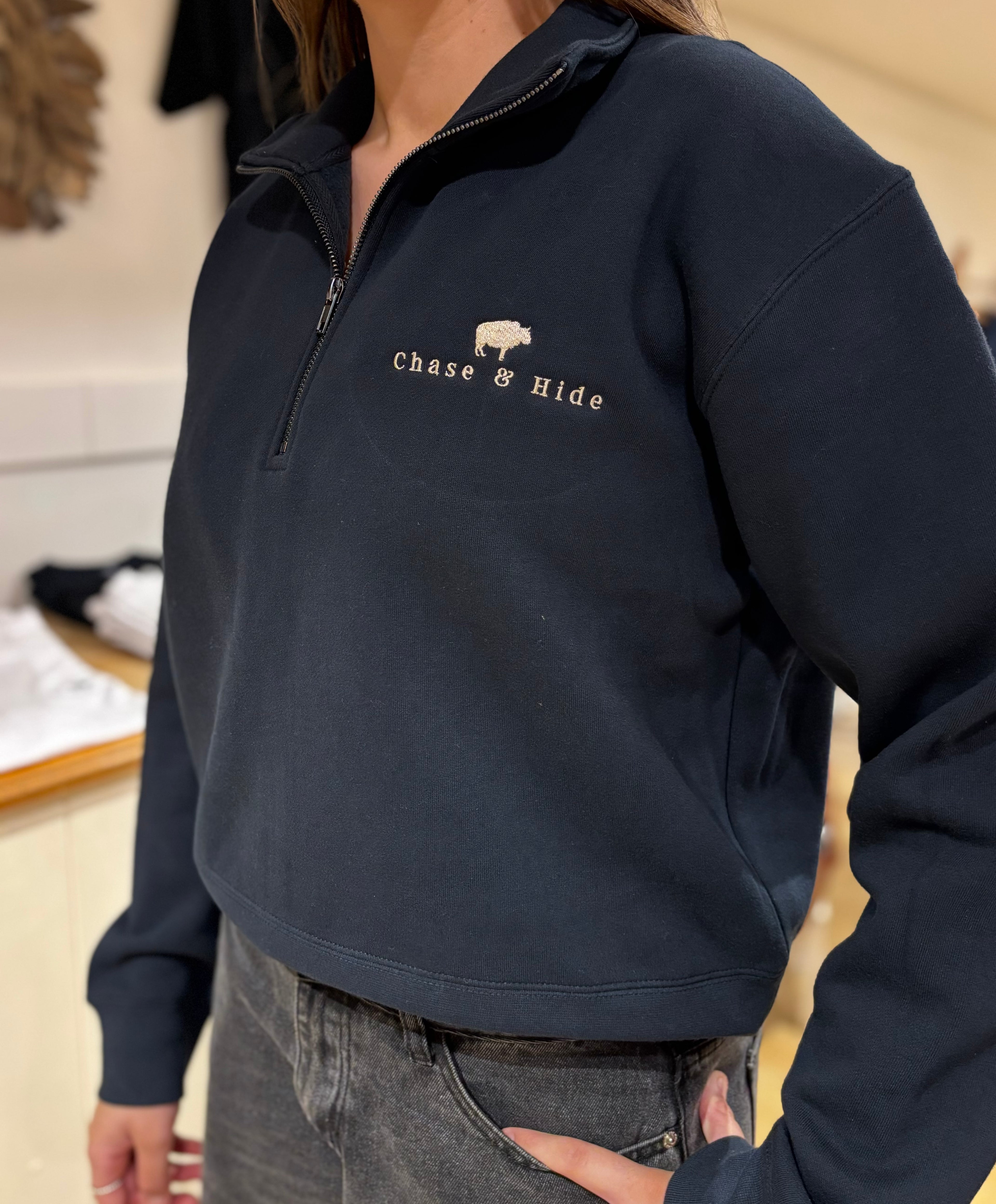 Chase and Hide Half Zip Jumper