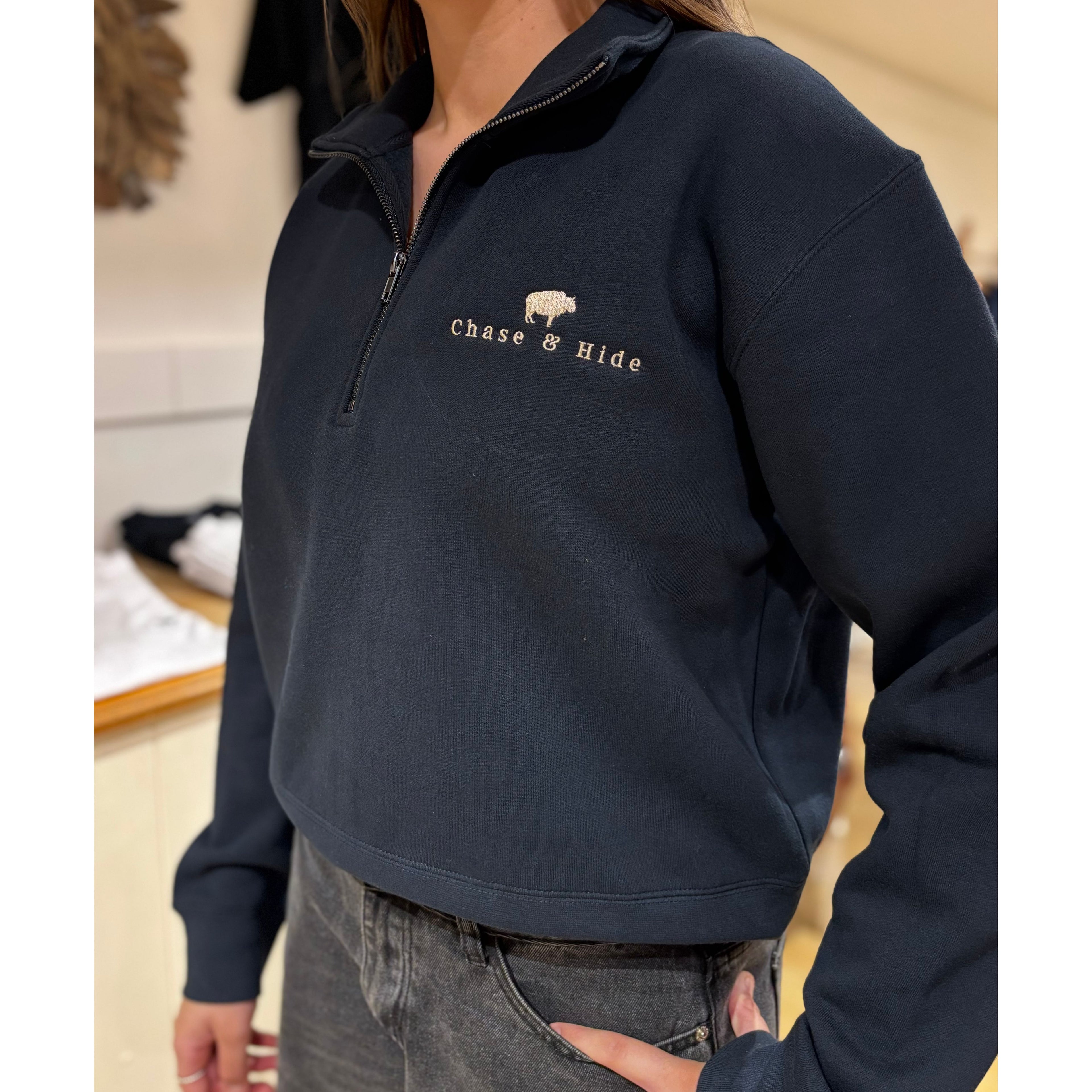 Chase and Hide Half Zip Jumper