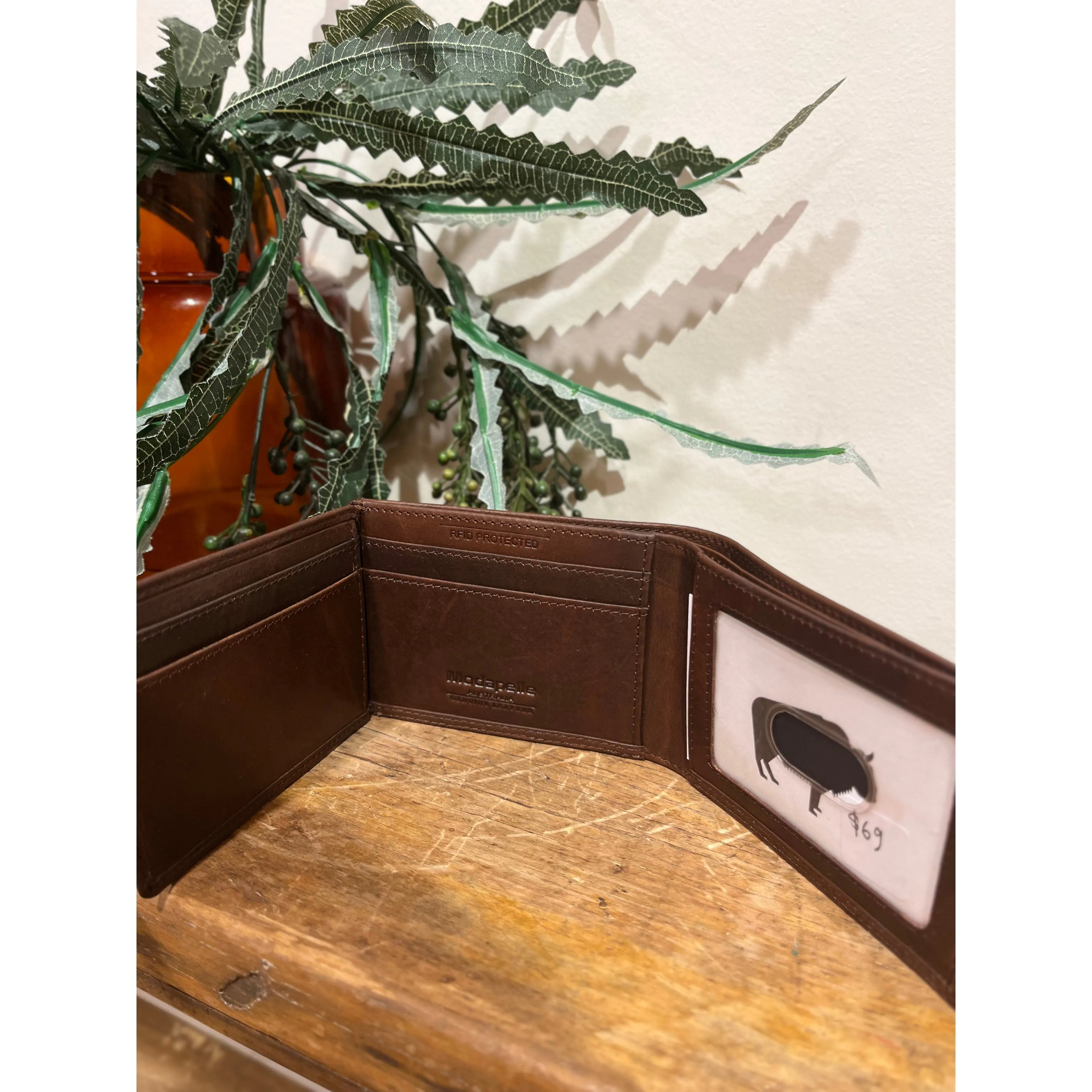 Plain Leather Wallet