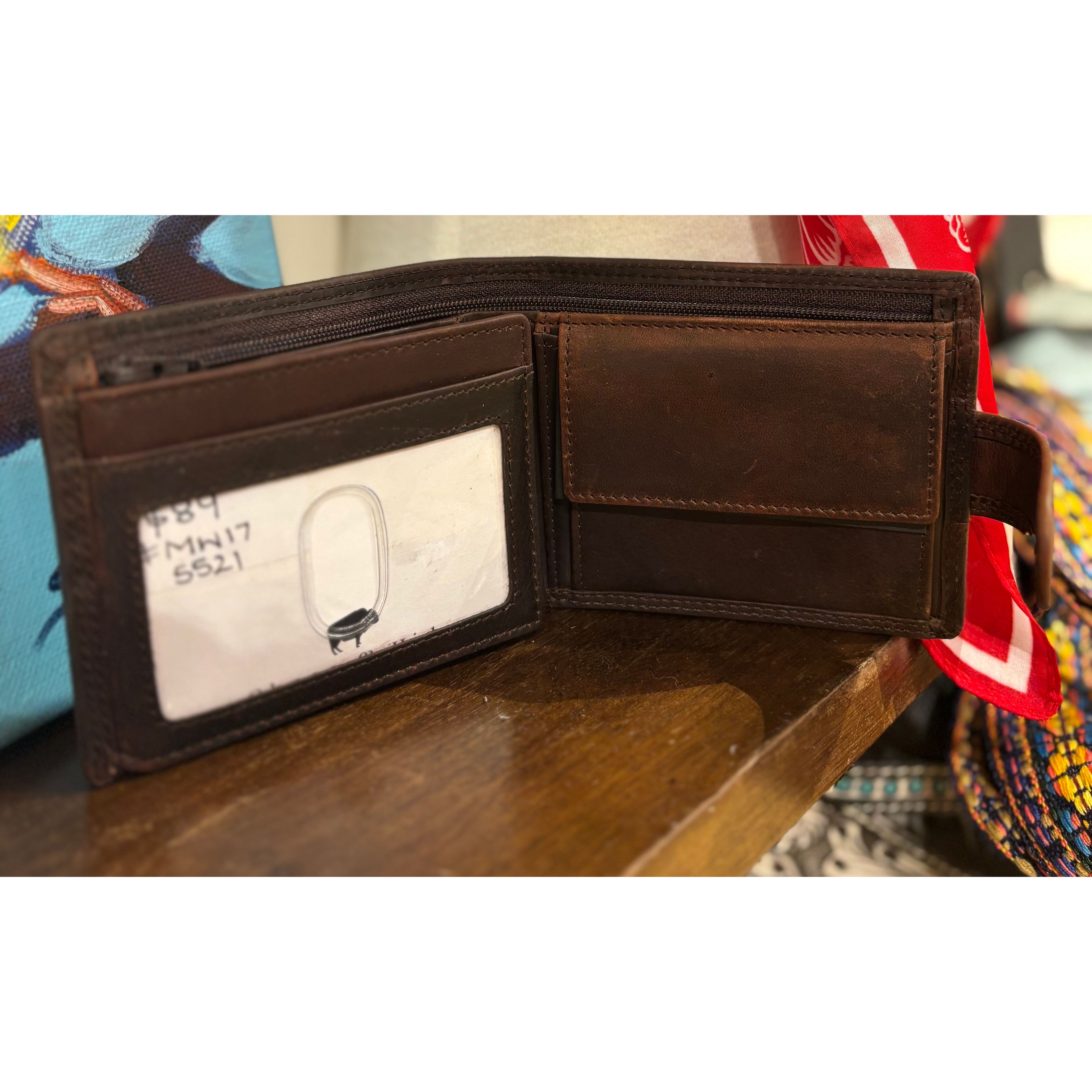 Plain Leather Wallet