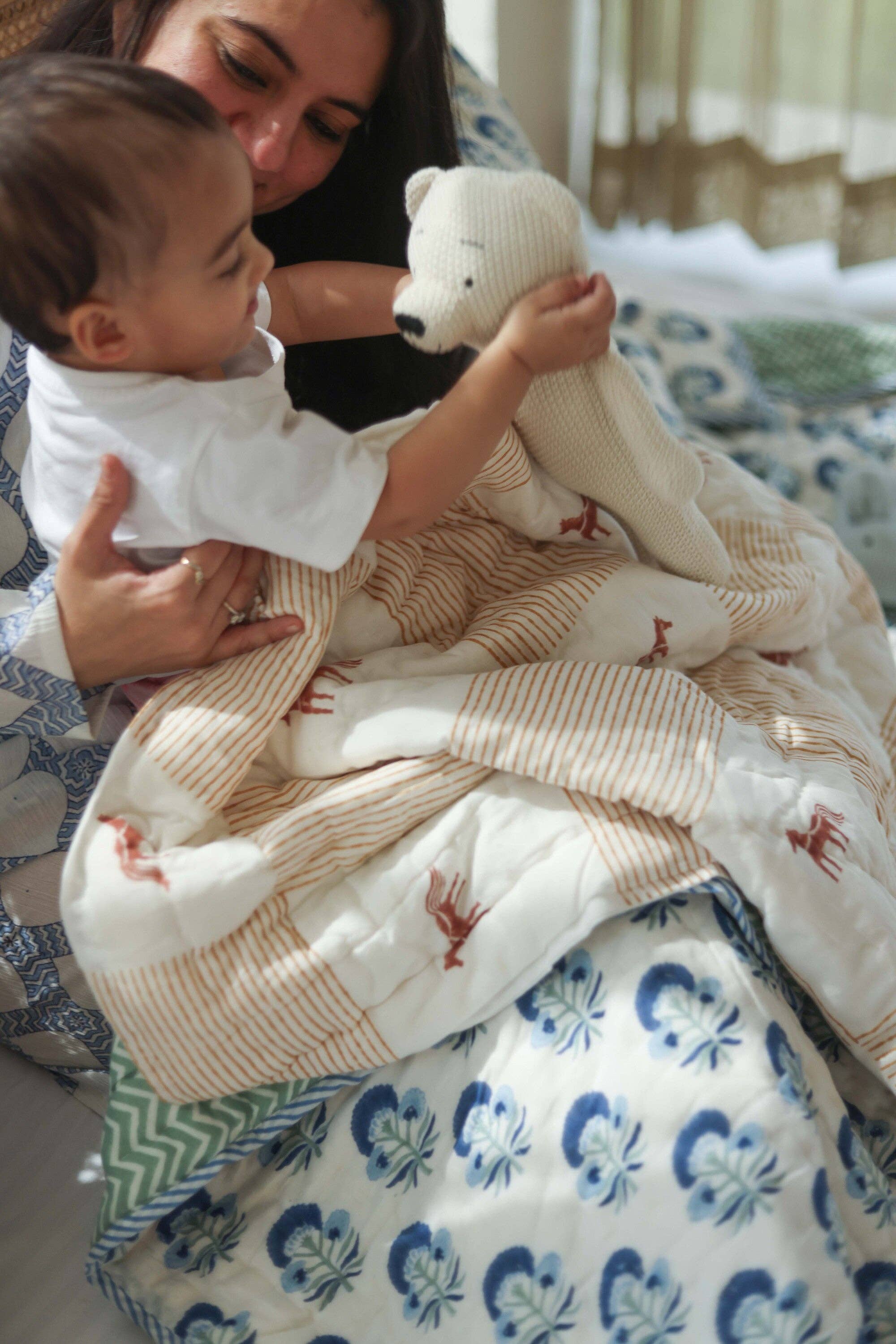 Pony Tales Baby Quilt Blanket