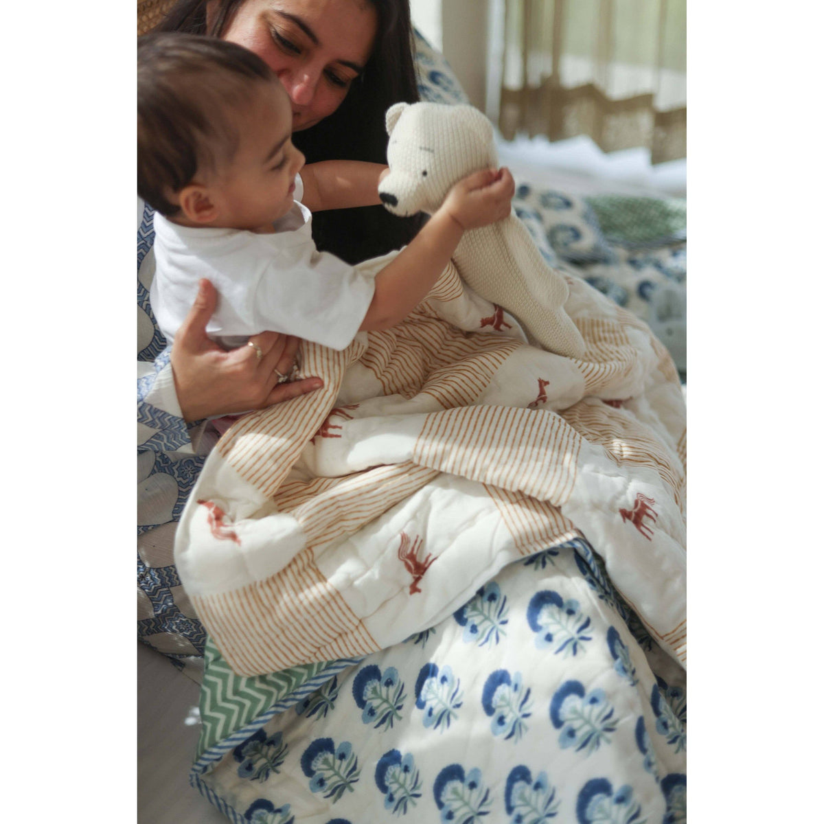 Pony Tales Baby Quilt Blanket