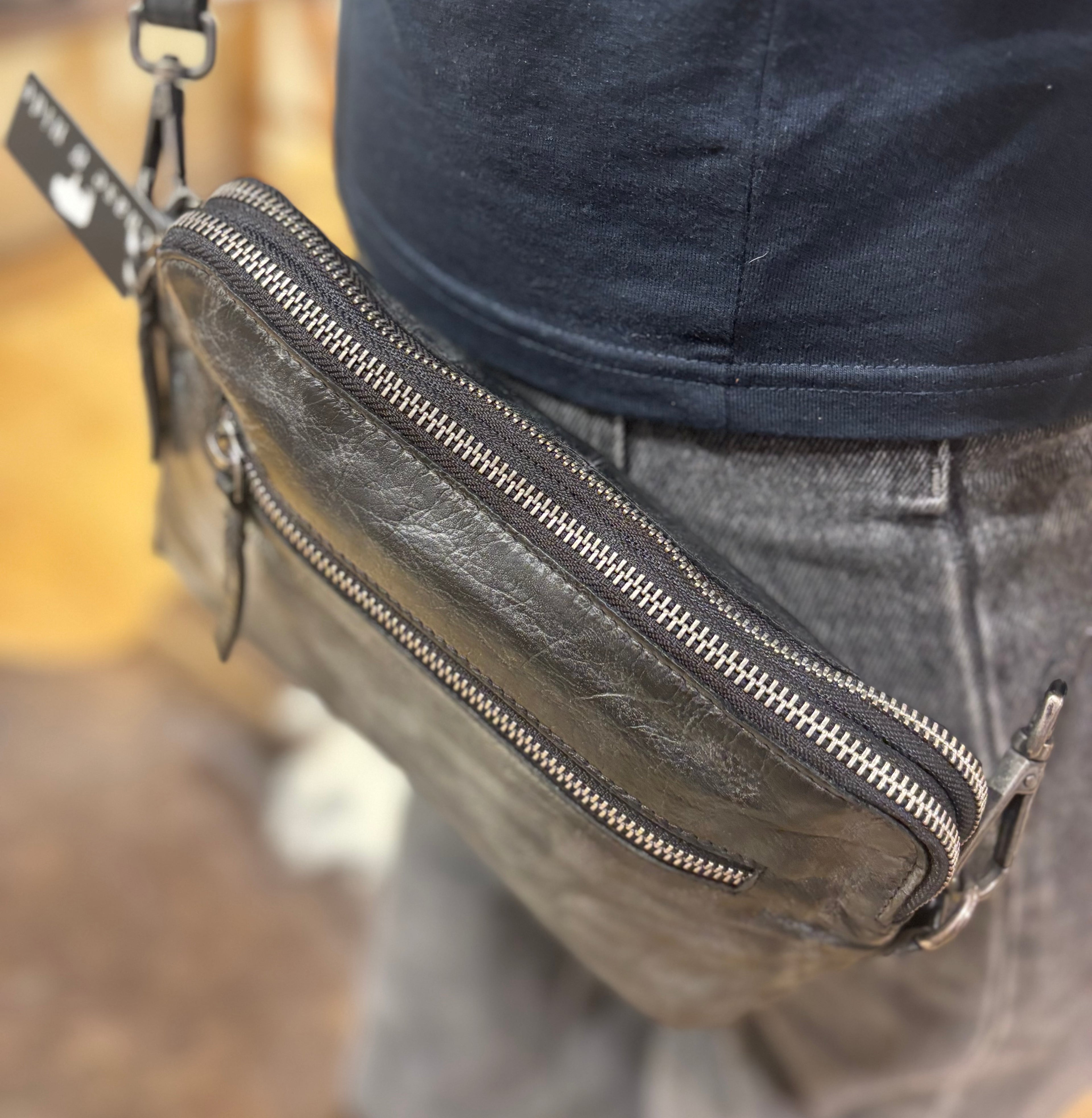 Leather shoulder/cross body bag