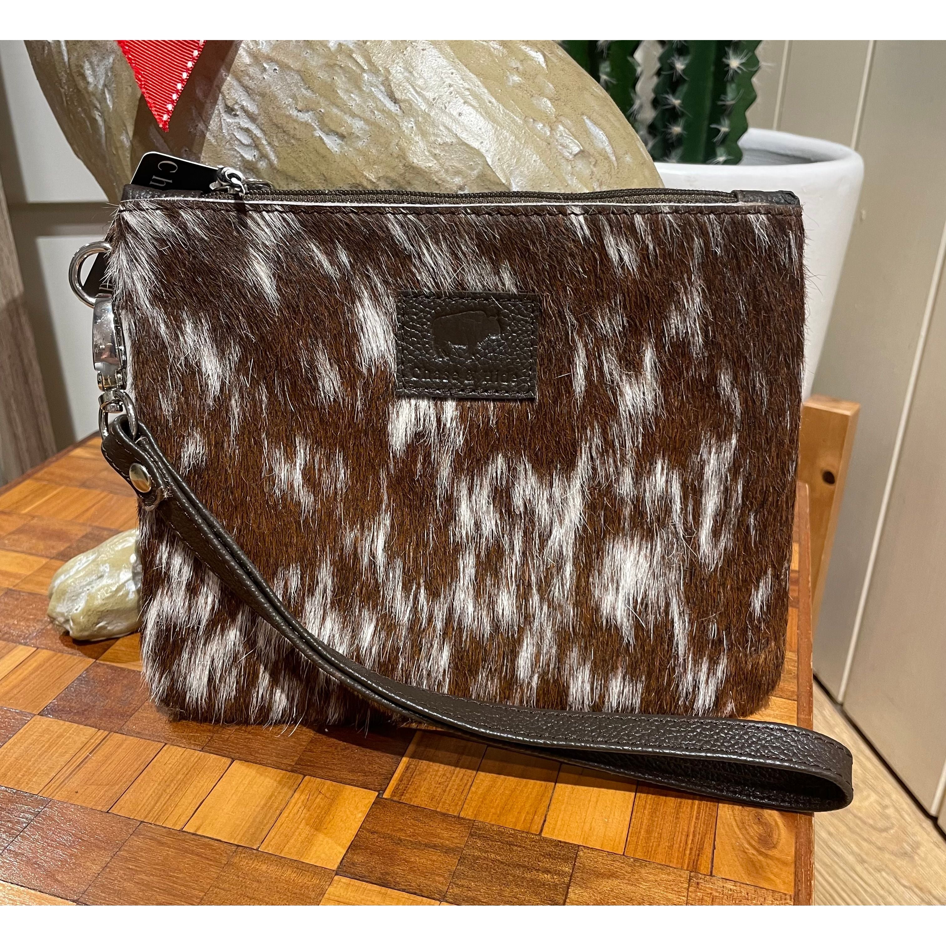 Midi Hide Chocolate Clutch