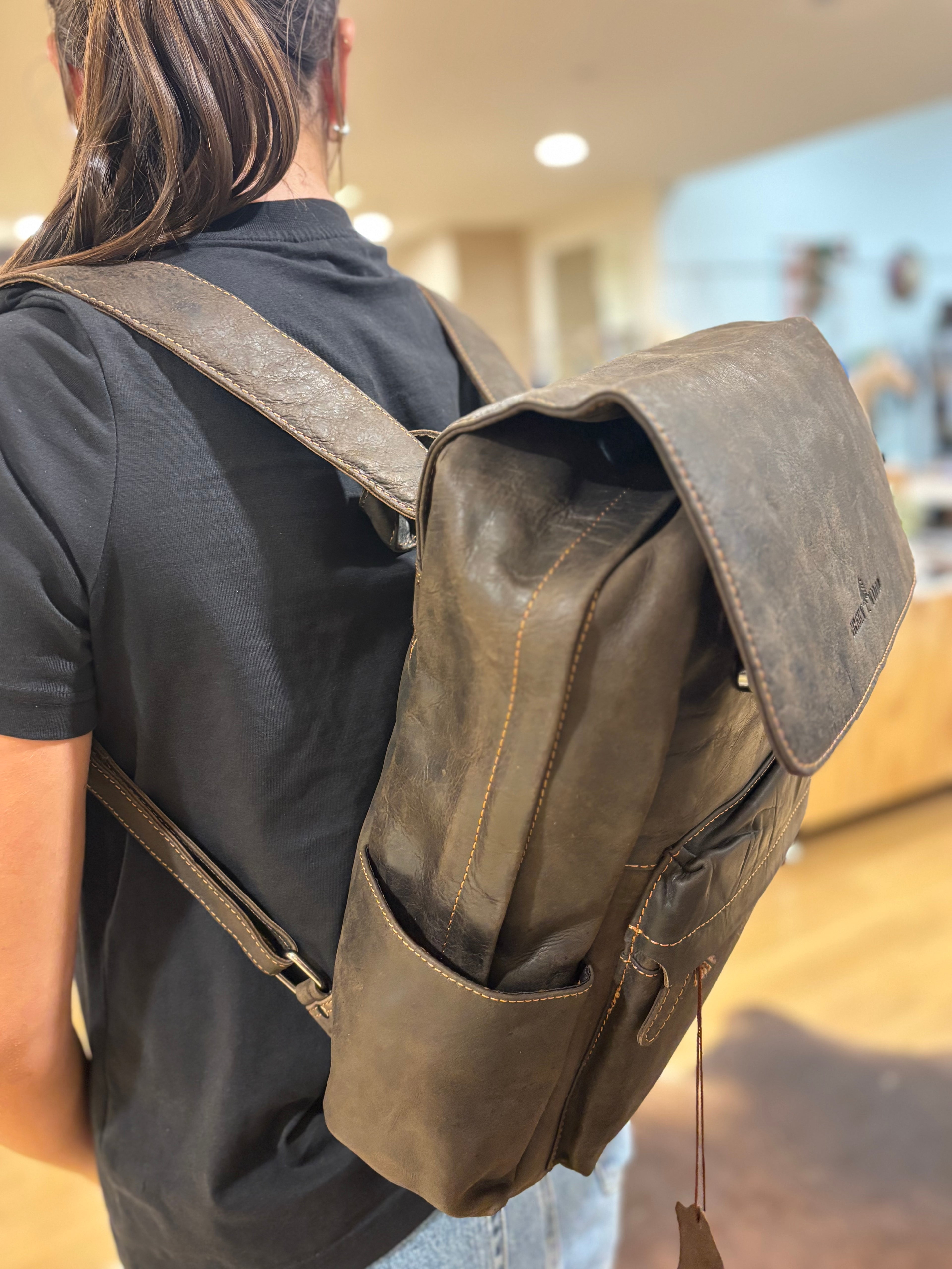 Leather Vintage Backpack