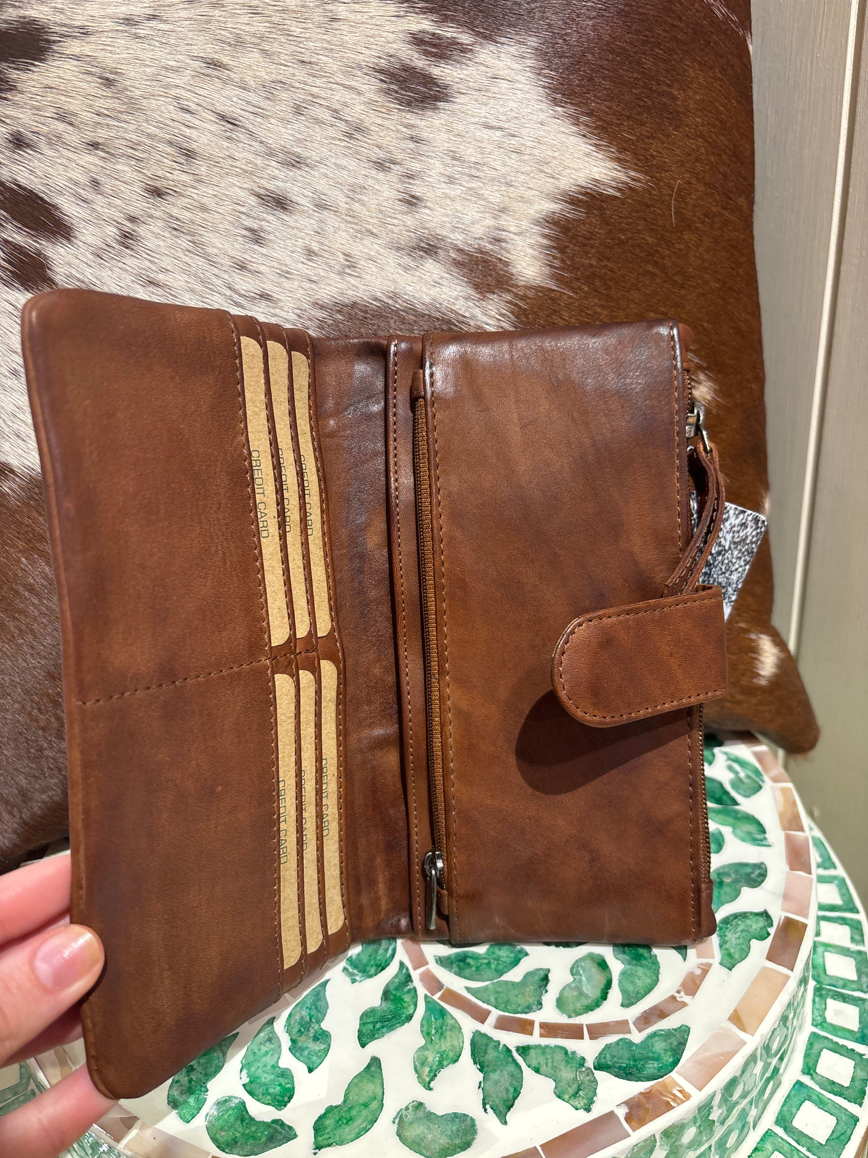 Leather women’s wallet